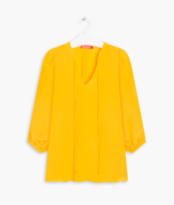 Bata Kali Seda Lisa Amarelo