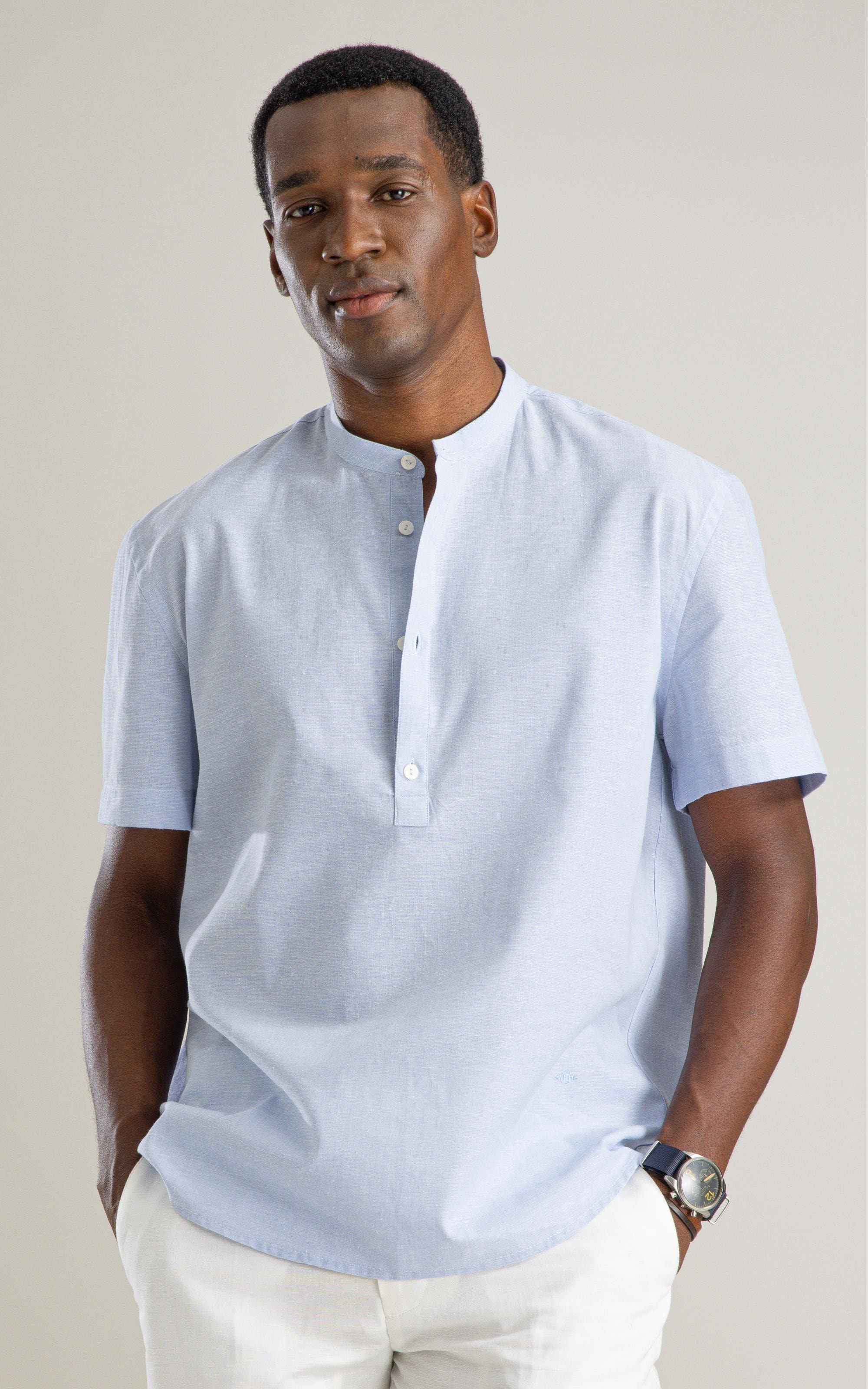 Bata Linho Blend Cross Day Mc Azul Claro