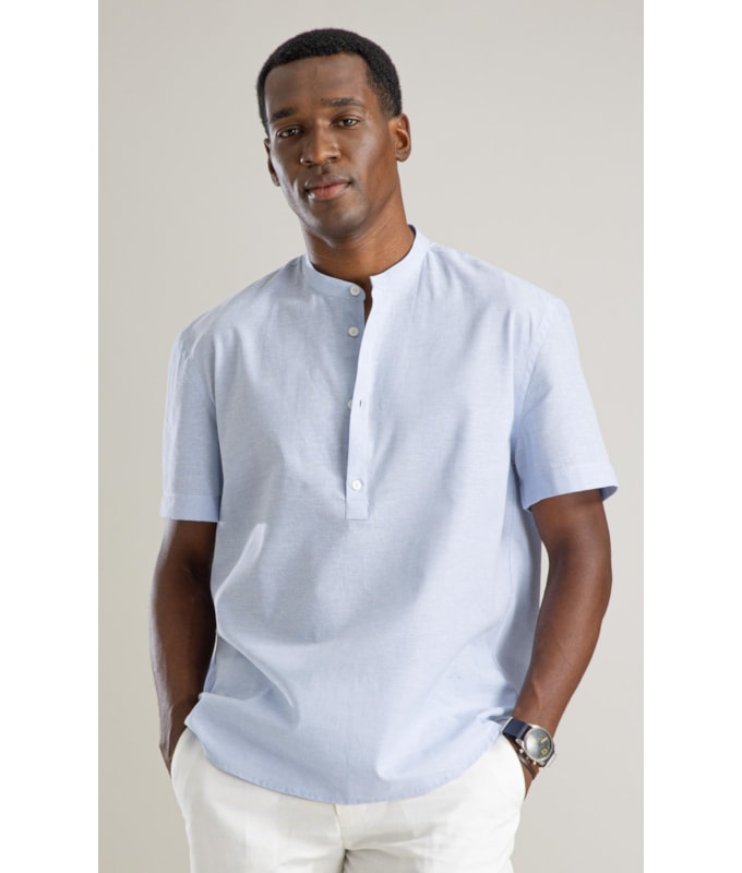 Bata Linho Blend Cross Day Mc Azul Claro