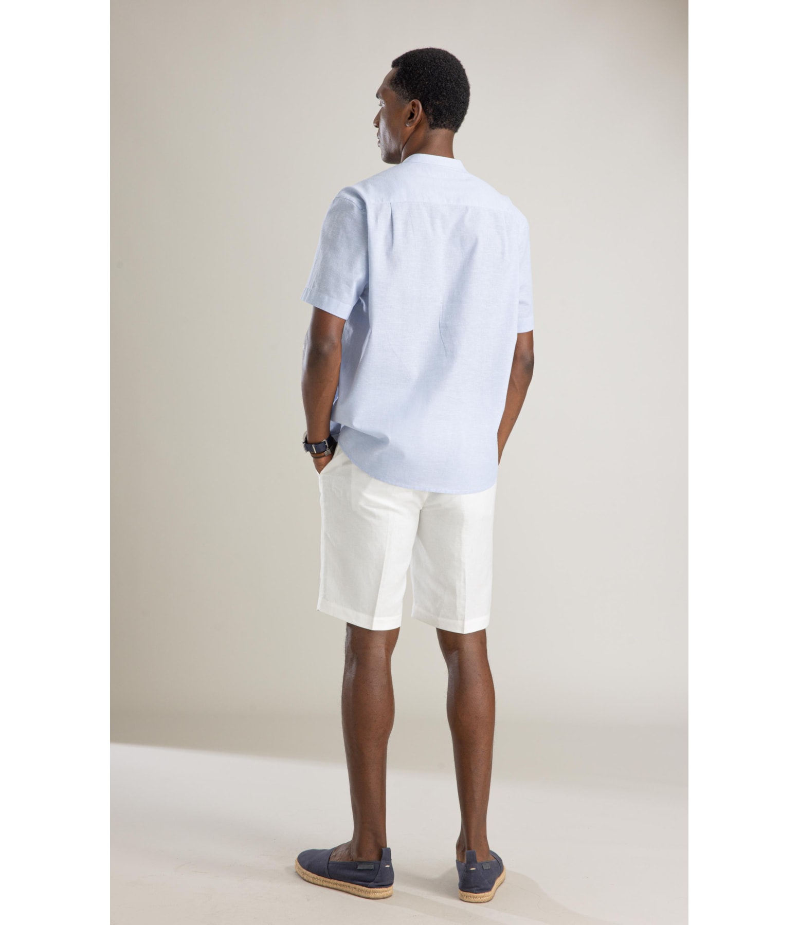 Bata Linho Blend Cross Day Mc Azul Claro