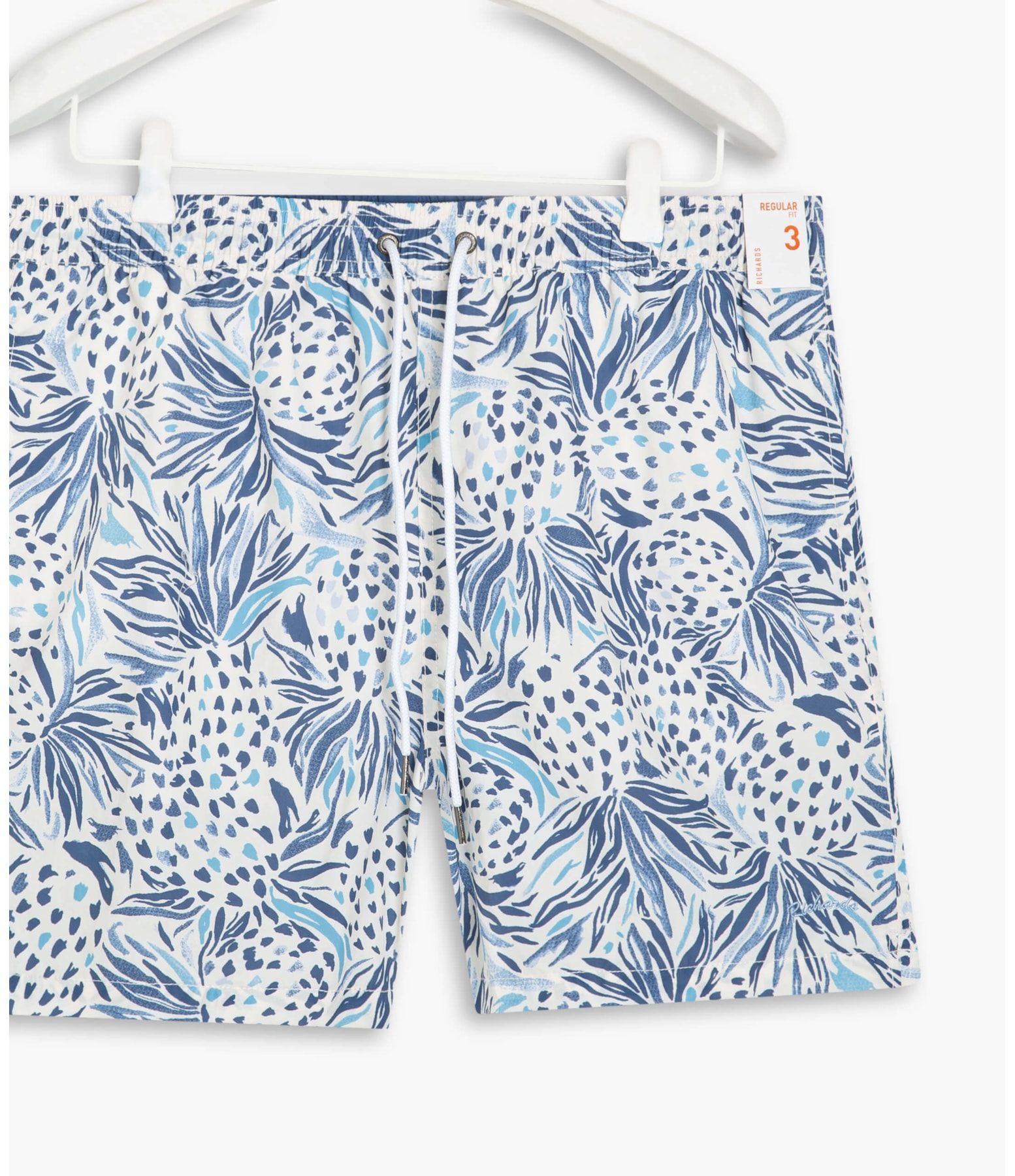 Beach Short Abacaxi  Regular Azul Bic