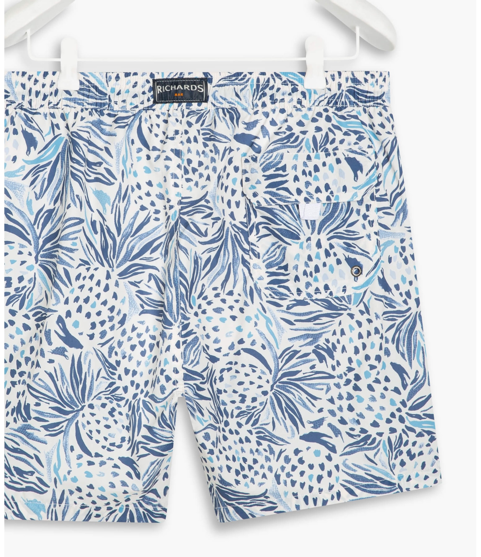 Beach Short Abacaxi  Regular Azul Bic