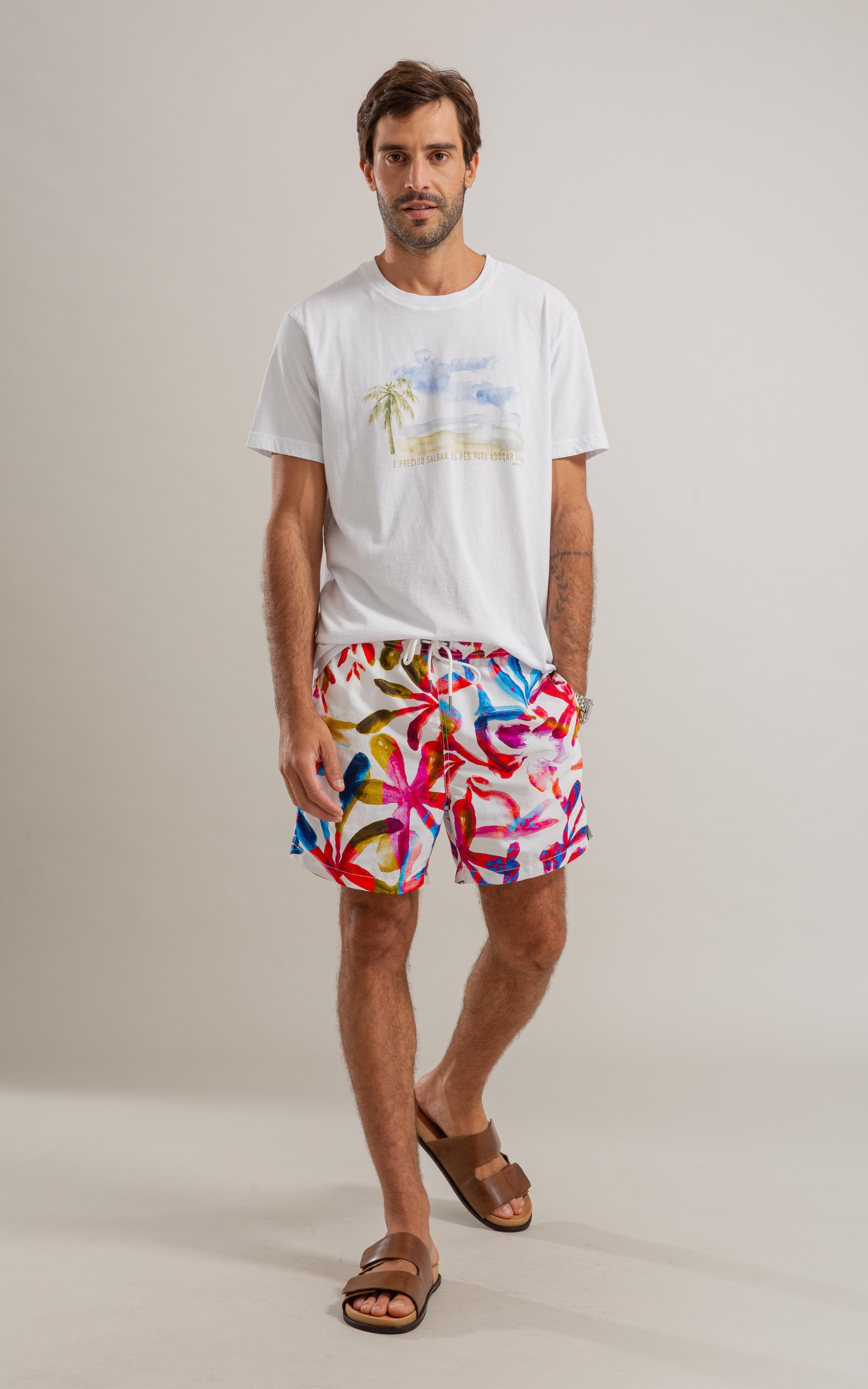 Beach Short Agar Biarritz Fucsia