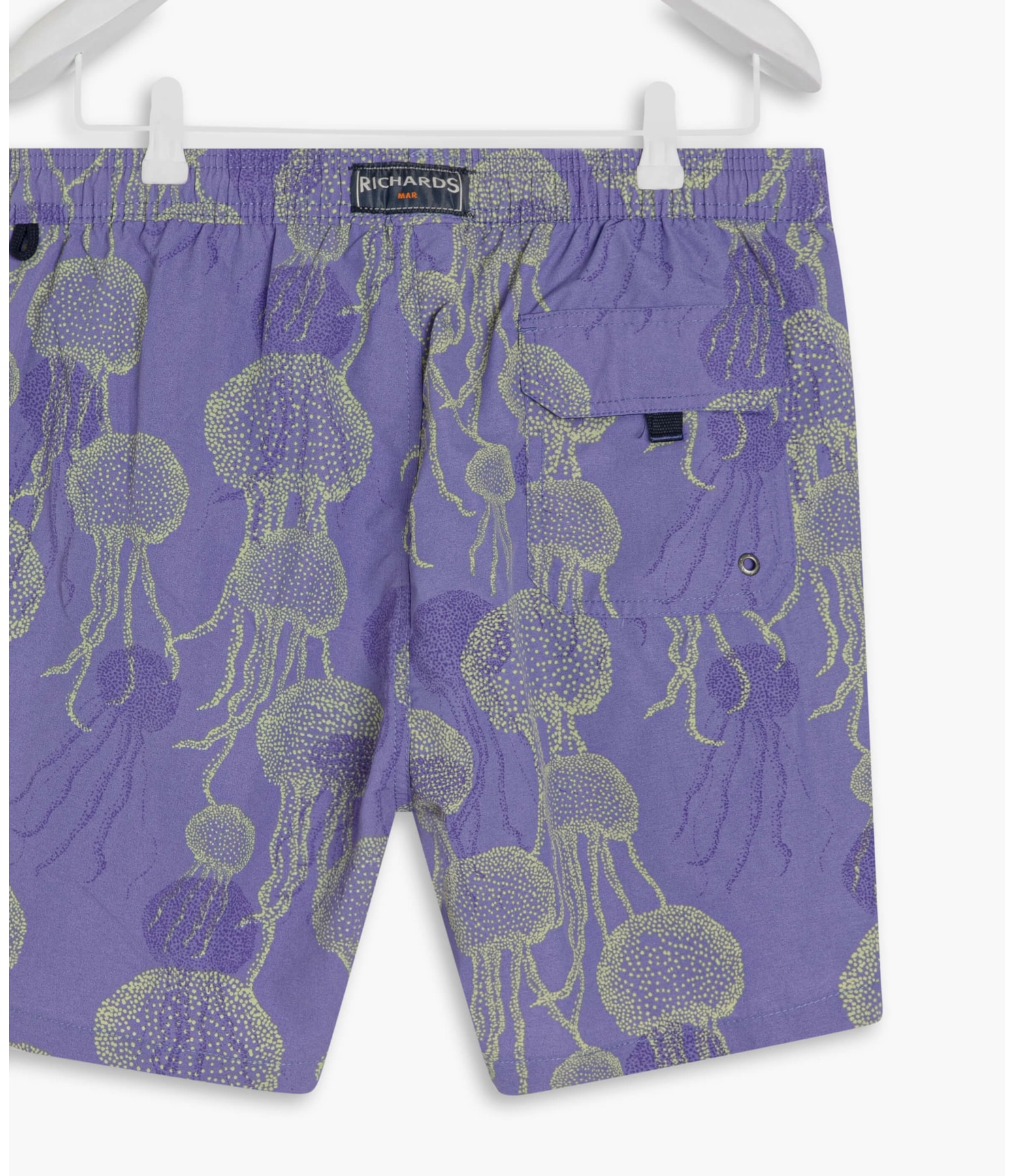 Beach Short Agua Viva Regular Azul Bic