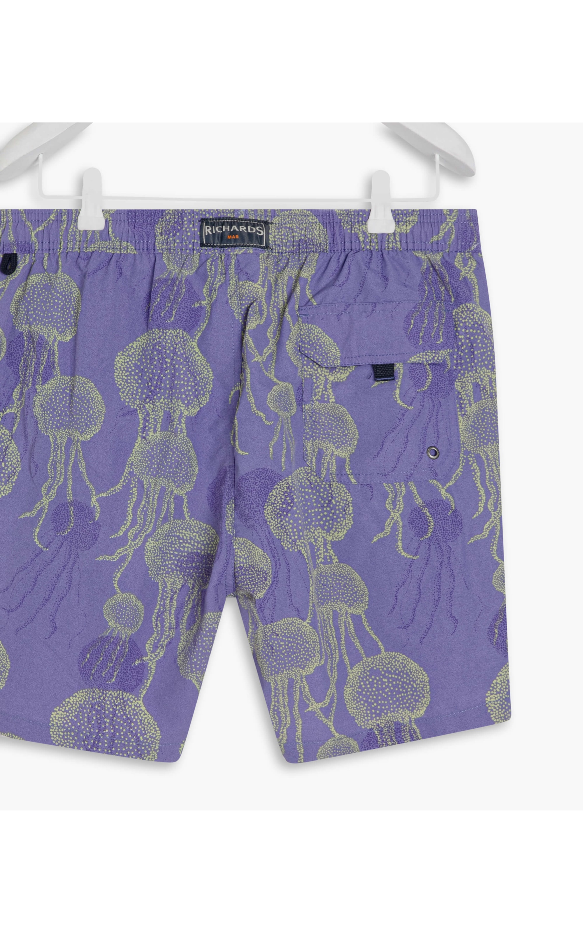 Beach Short Agua Viva Regular Azul Bic