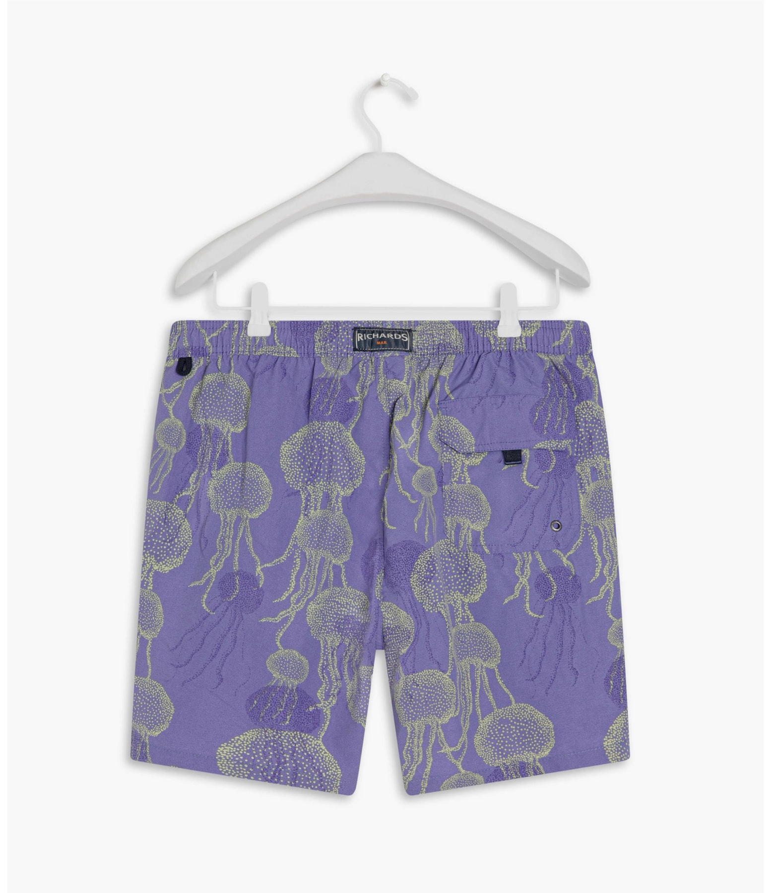 Beach Short Agua Viva Regular Azul Bic