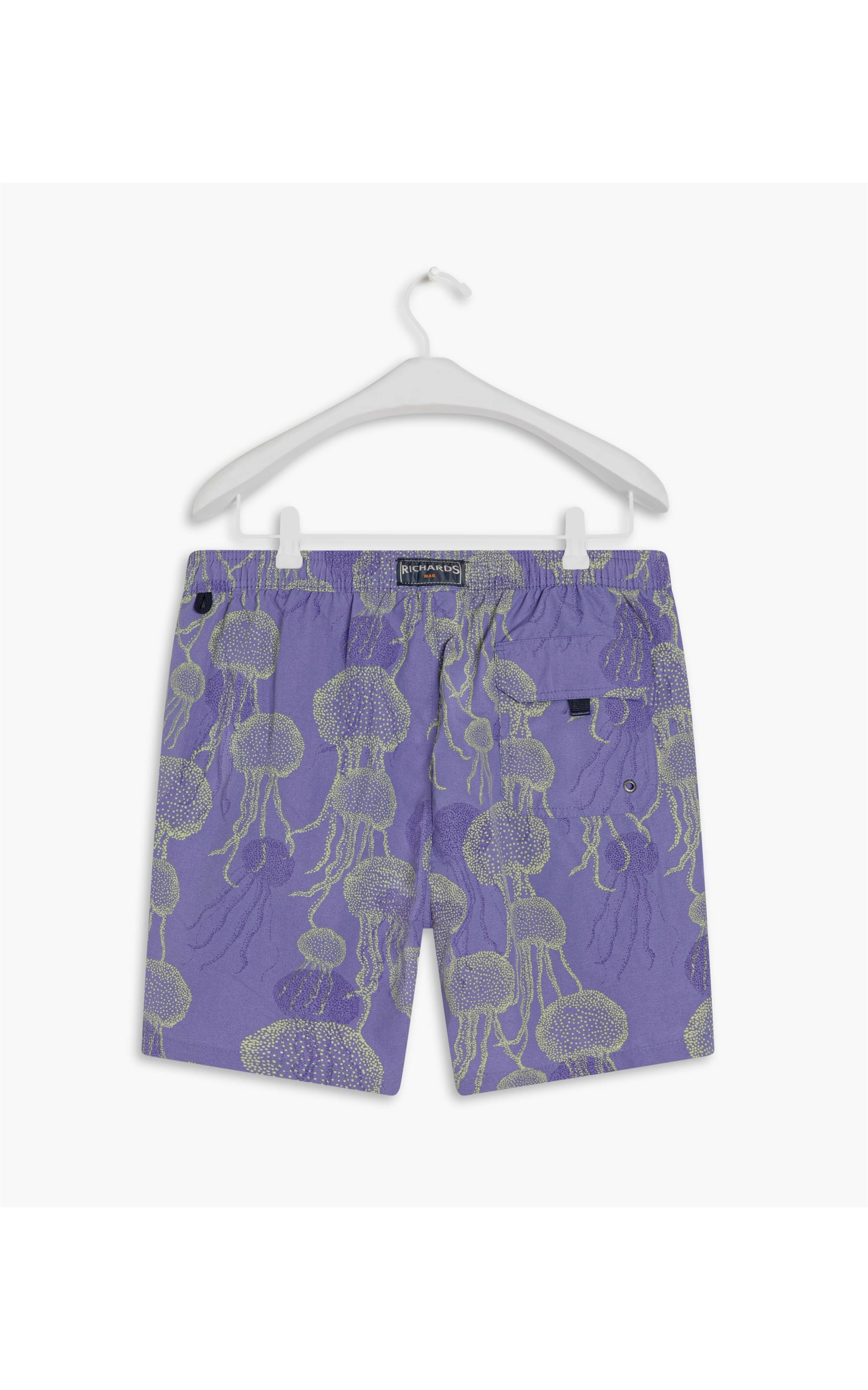 Beach Short Agua Viva Regular Azul Bic