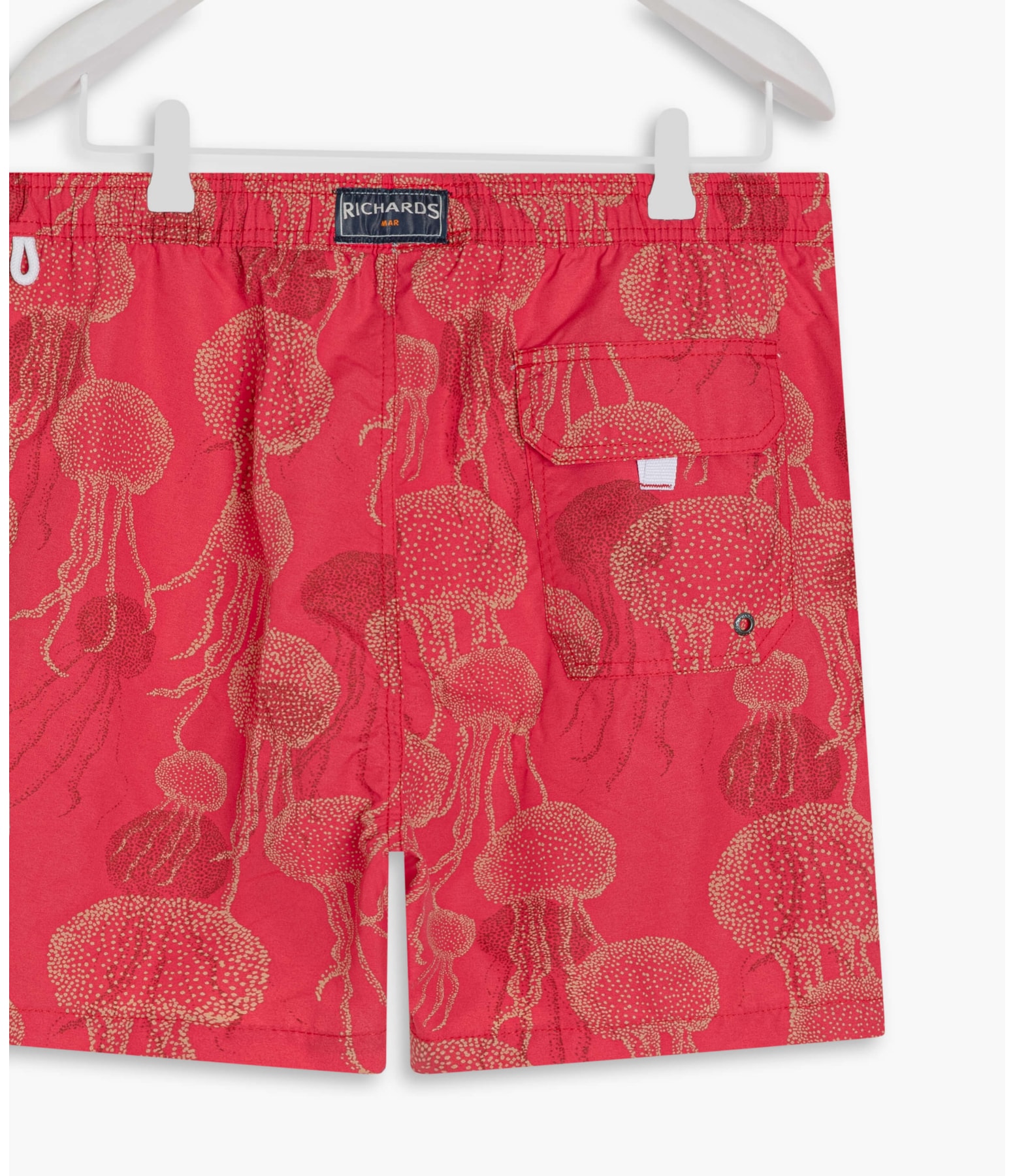Beach Short Agua Viva Regular Vermelho