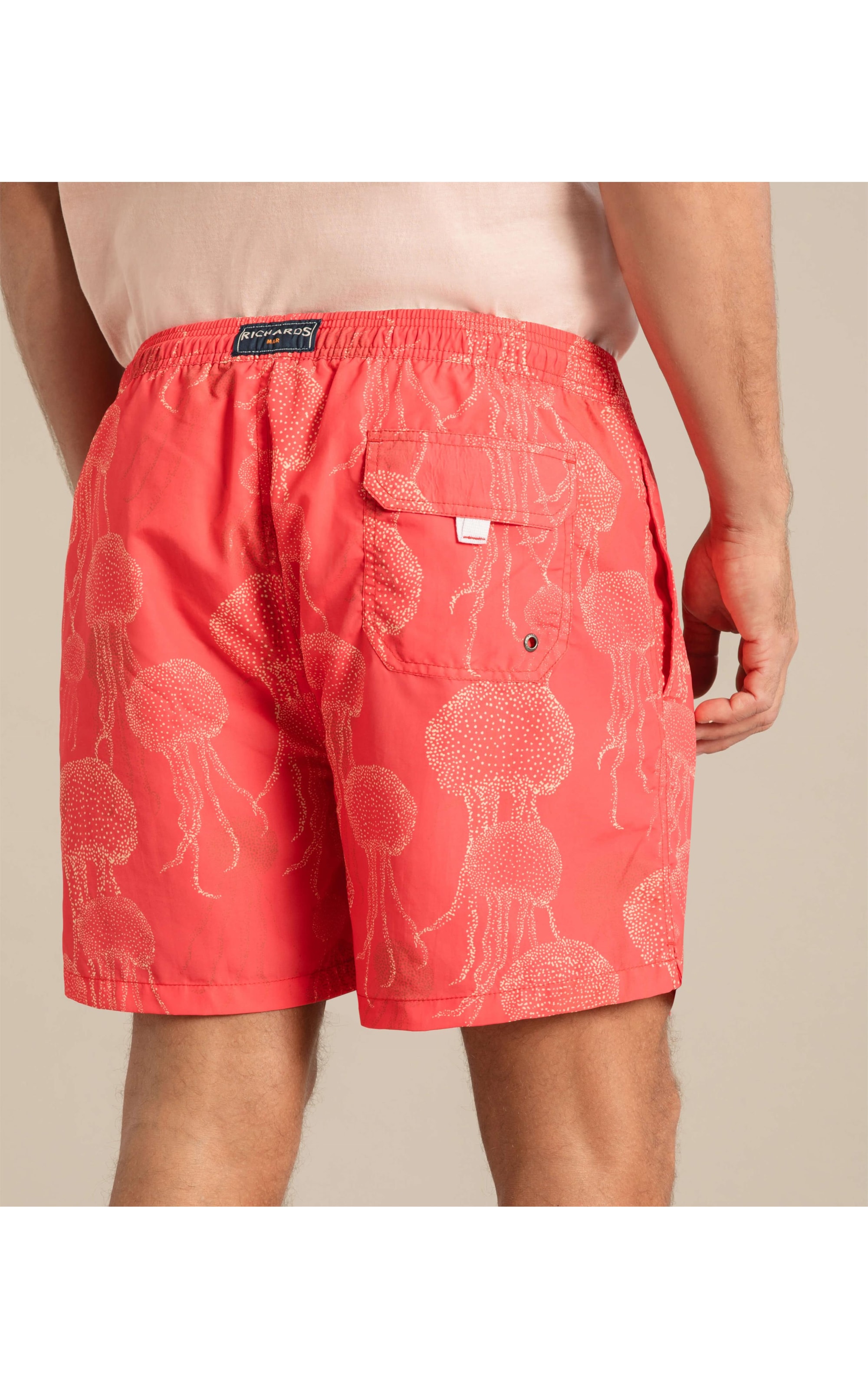Beach Short Agua Viva Regular Vermelho