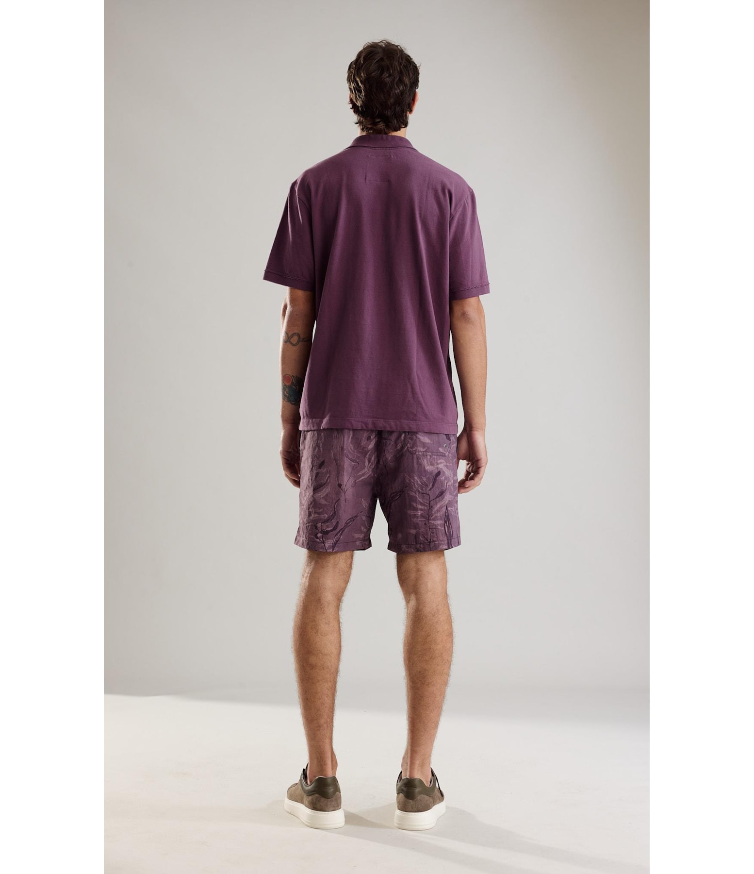 Beach Short Algas Fall Regular Bordeaux