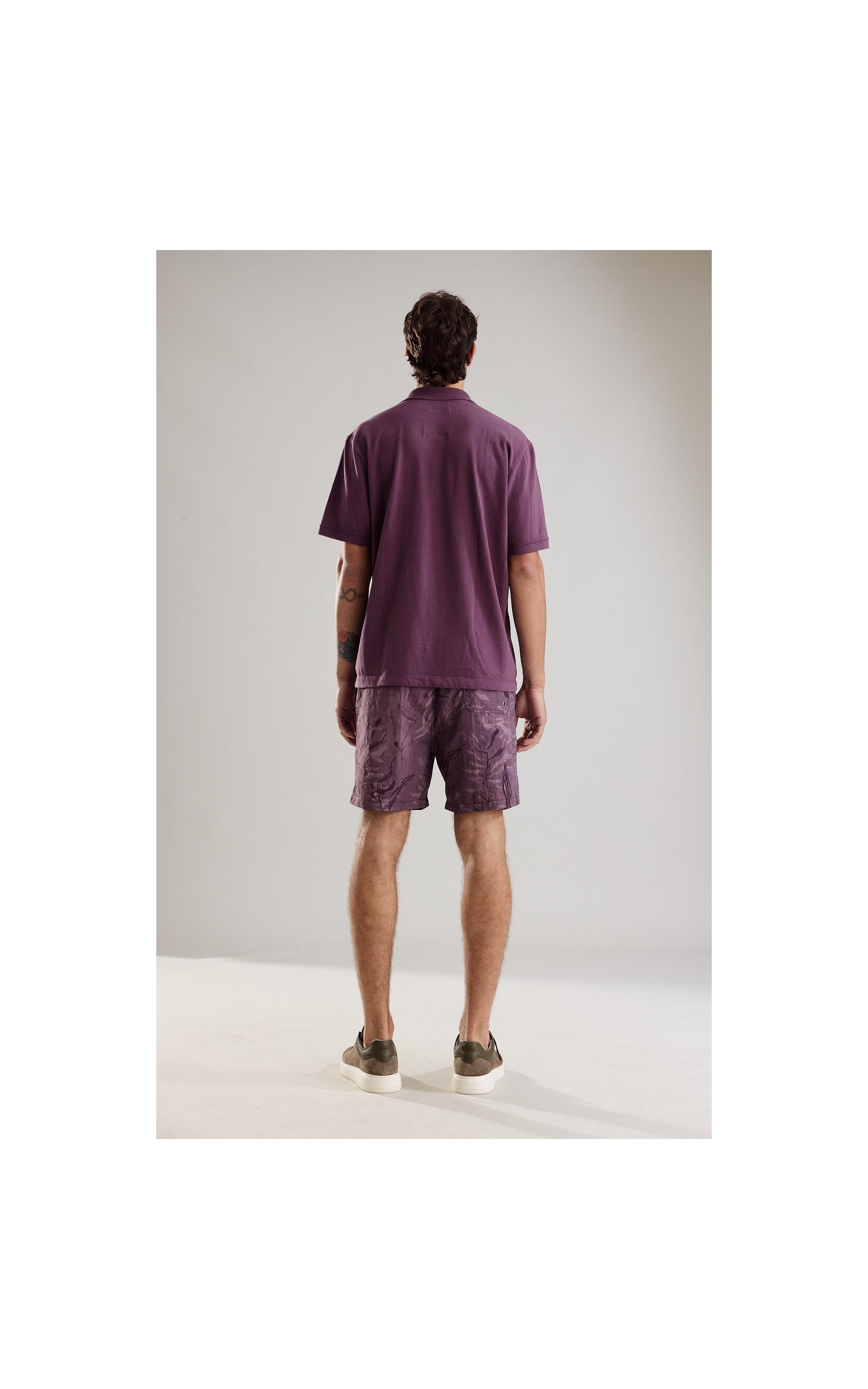 Beach Short Algas Fall Regular Bordeaux