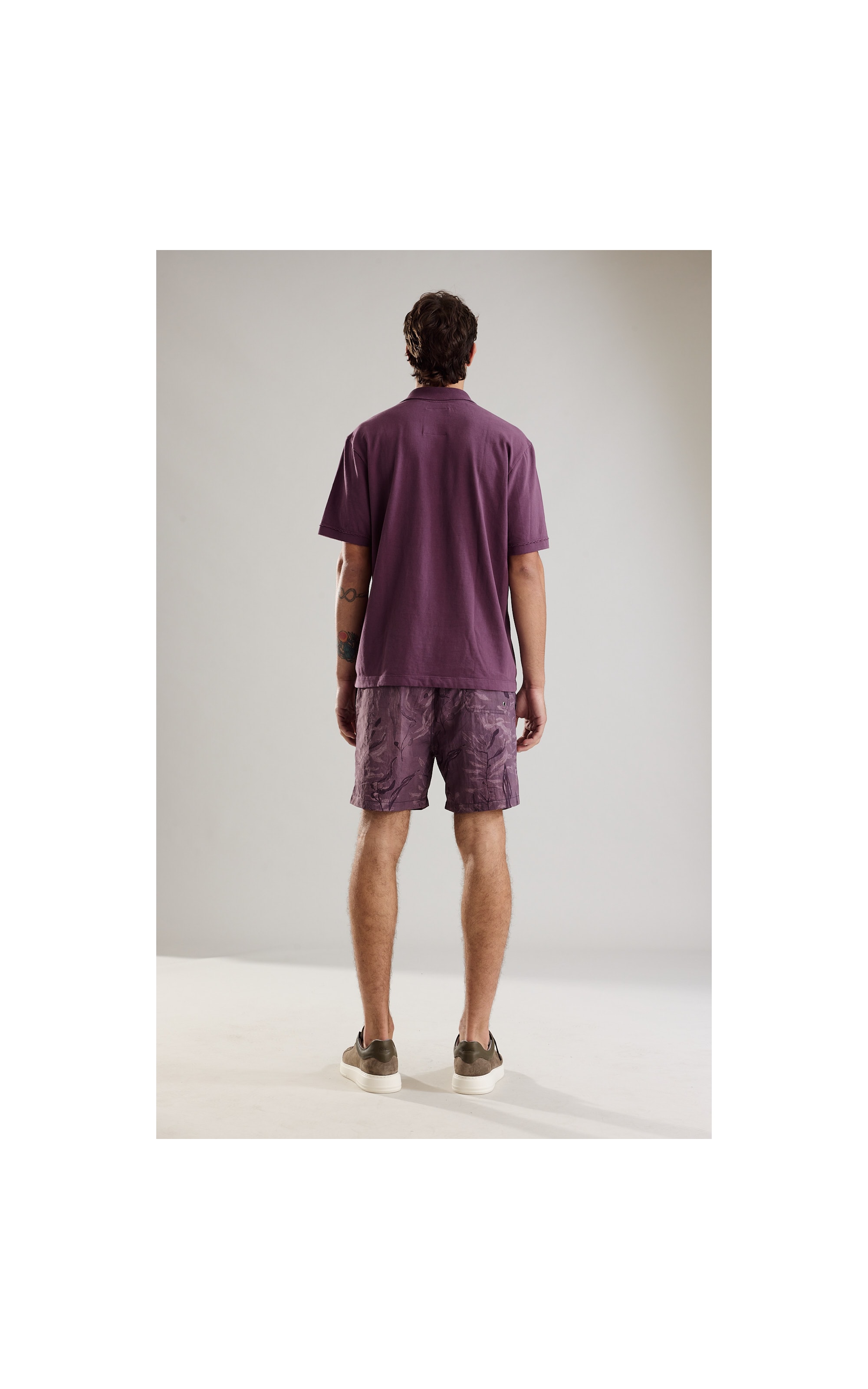 Beach Short Algas Fall Regular Bordeaux
