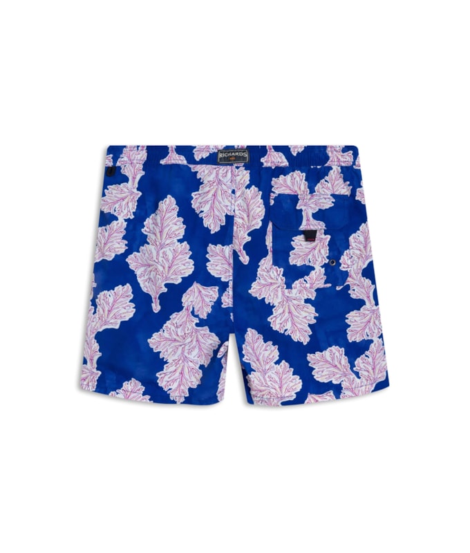 Beach Short Algas Regular Azul Bic