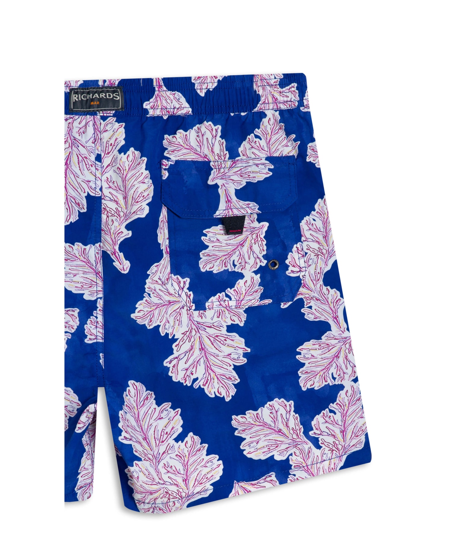 Beach Short Algas Regular Azul Bic