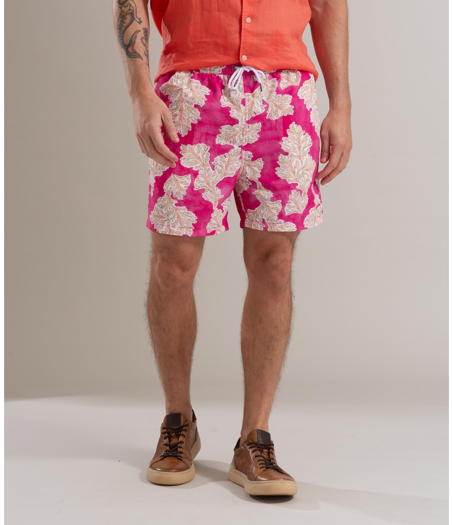 Beach Short Algas Regular  Pink