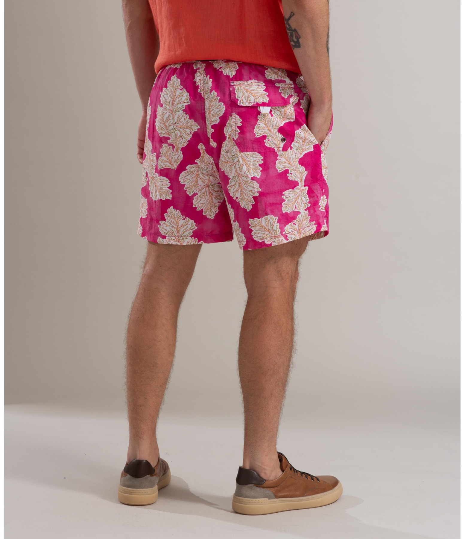 Beach Short Algas Regular  Pink