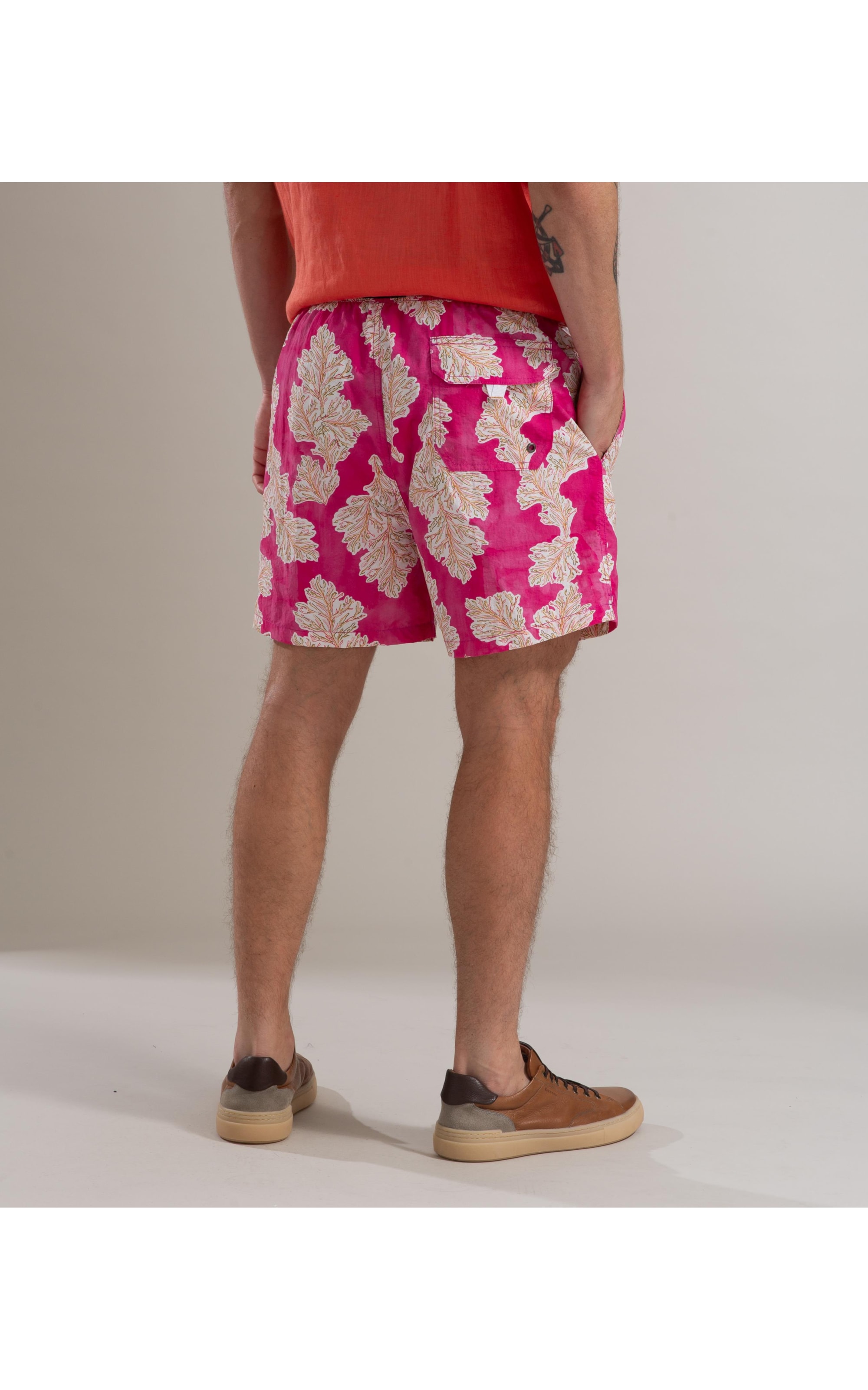 Beach Short Algas Regular  Pink