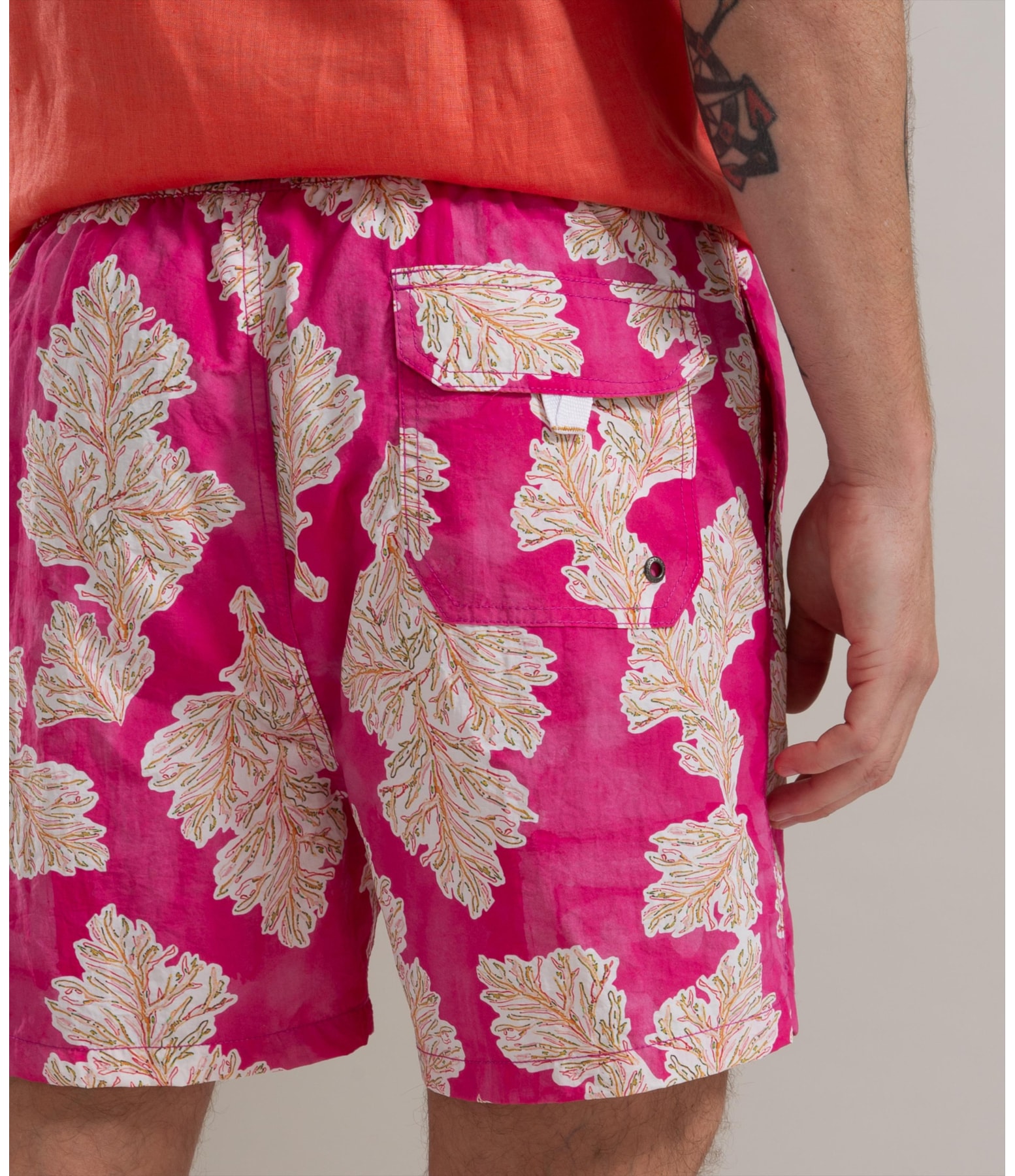 Beach Short Algas Regular  Pink