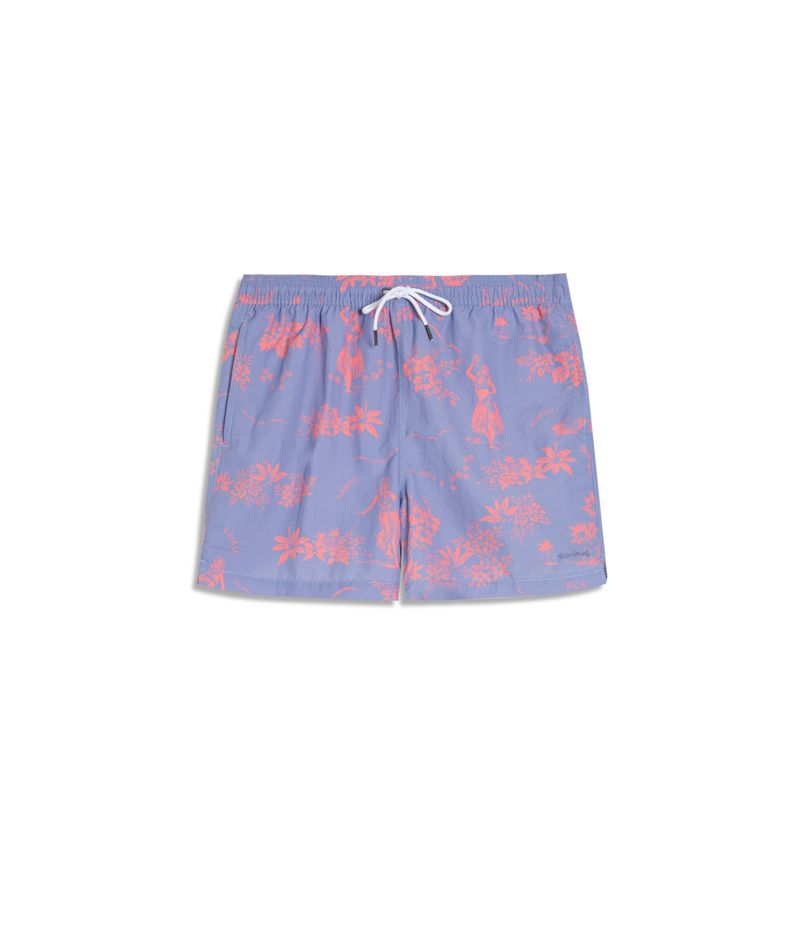 Beach Short Aloha Regular Azul Chofer