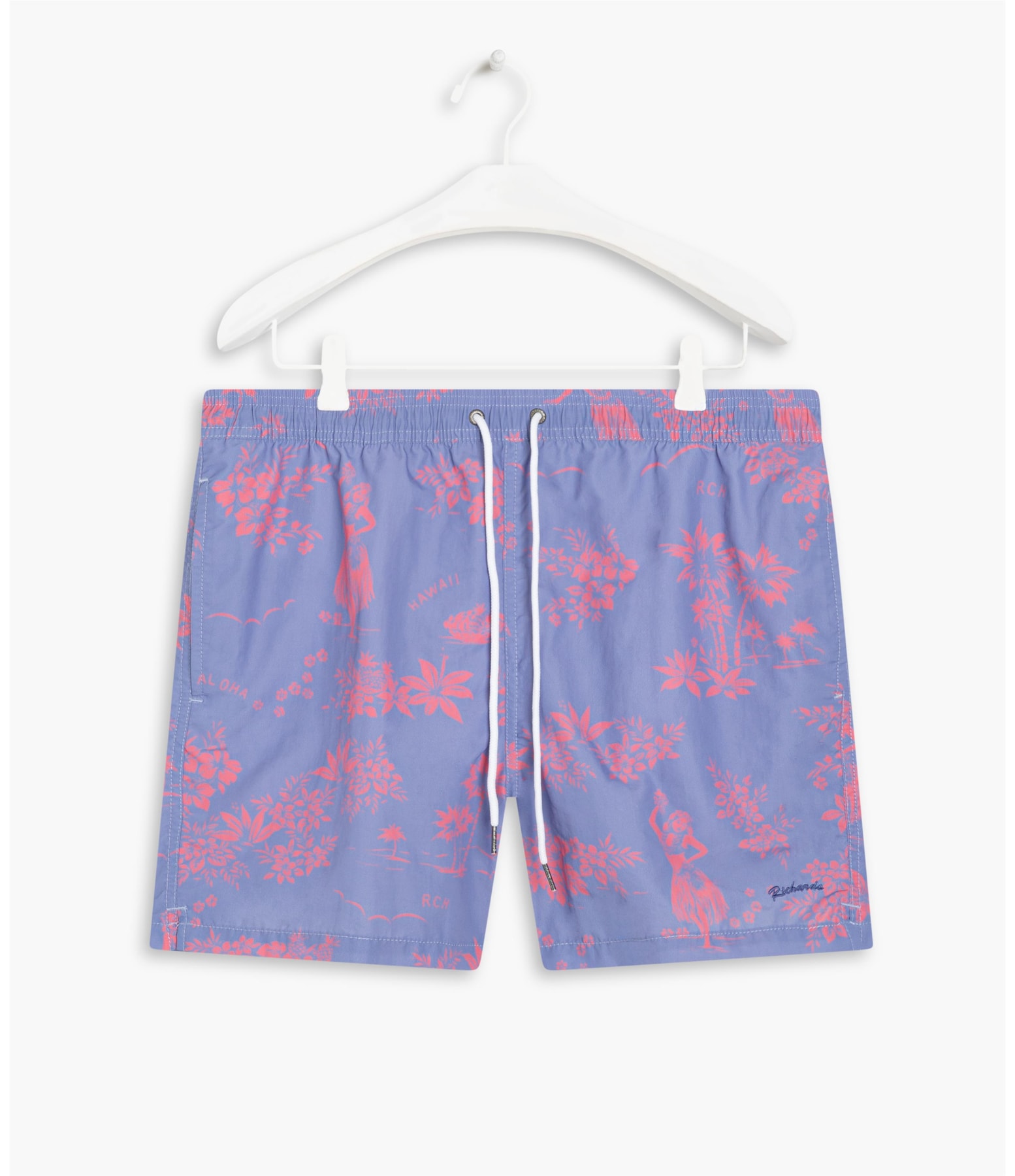  Beach Short Aloha Regular Azul Chofer