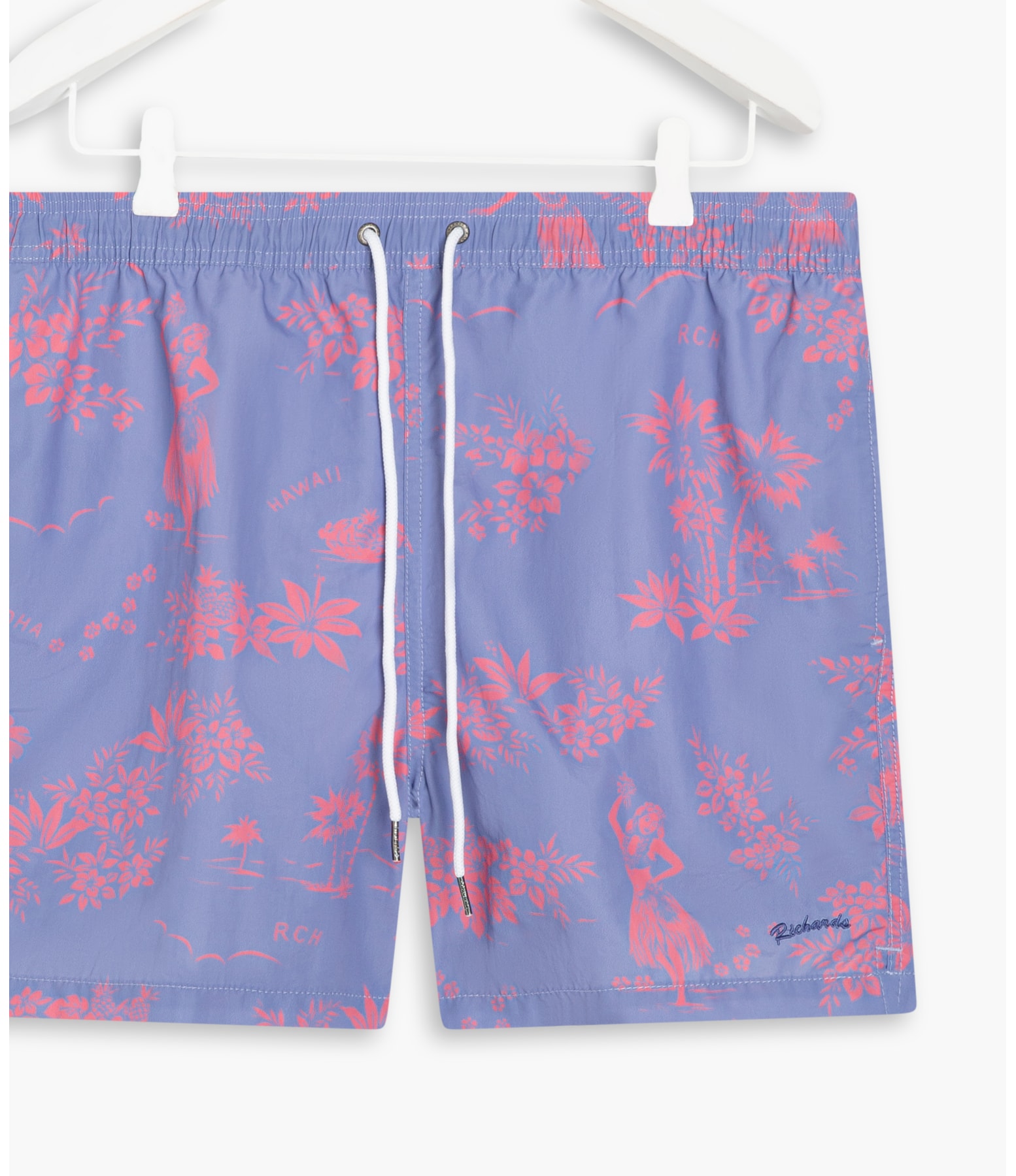  Beach Short Aloha Regular Azul Chofer