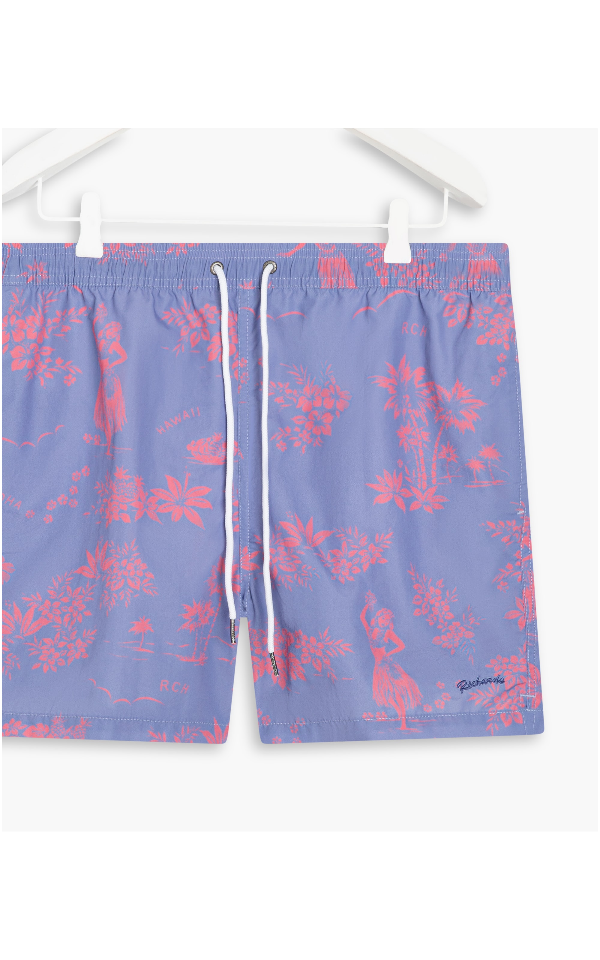  Beach Short Aloha Regular Azul Chofer