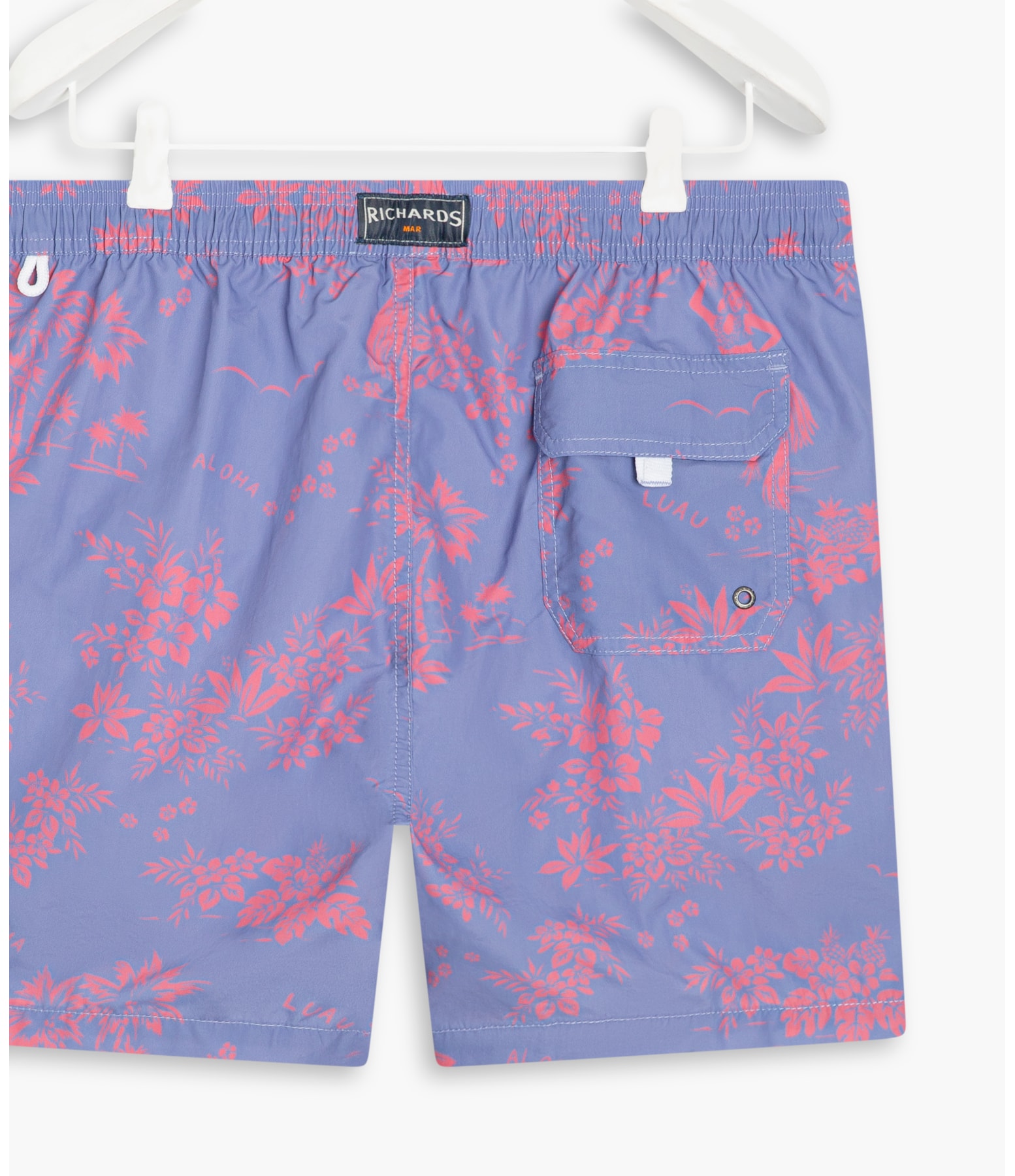  Beach Short Aloha Regular Azul Chofer