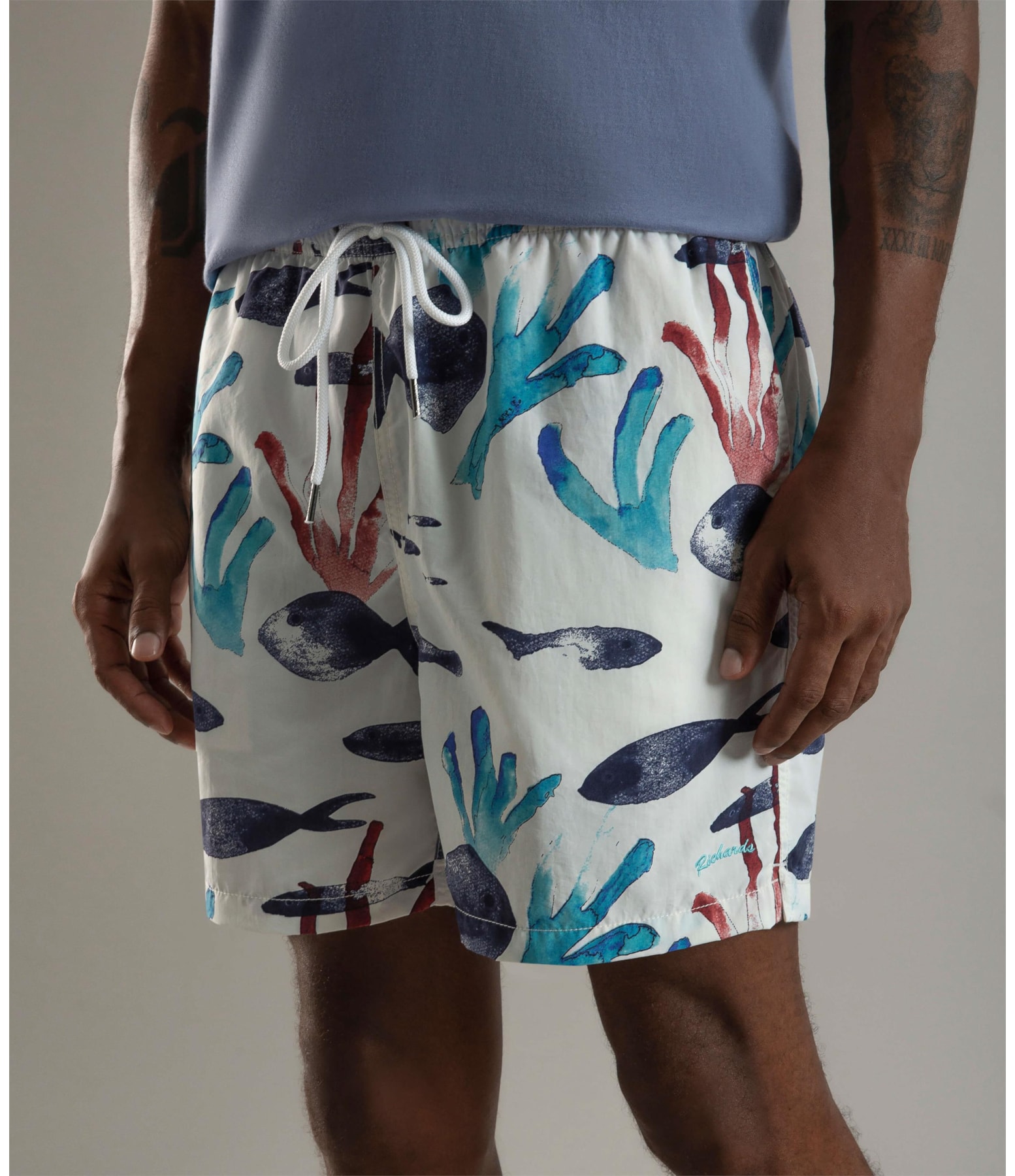 Beach Short Aquafish  Regula Branco