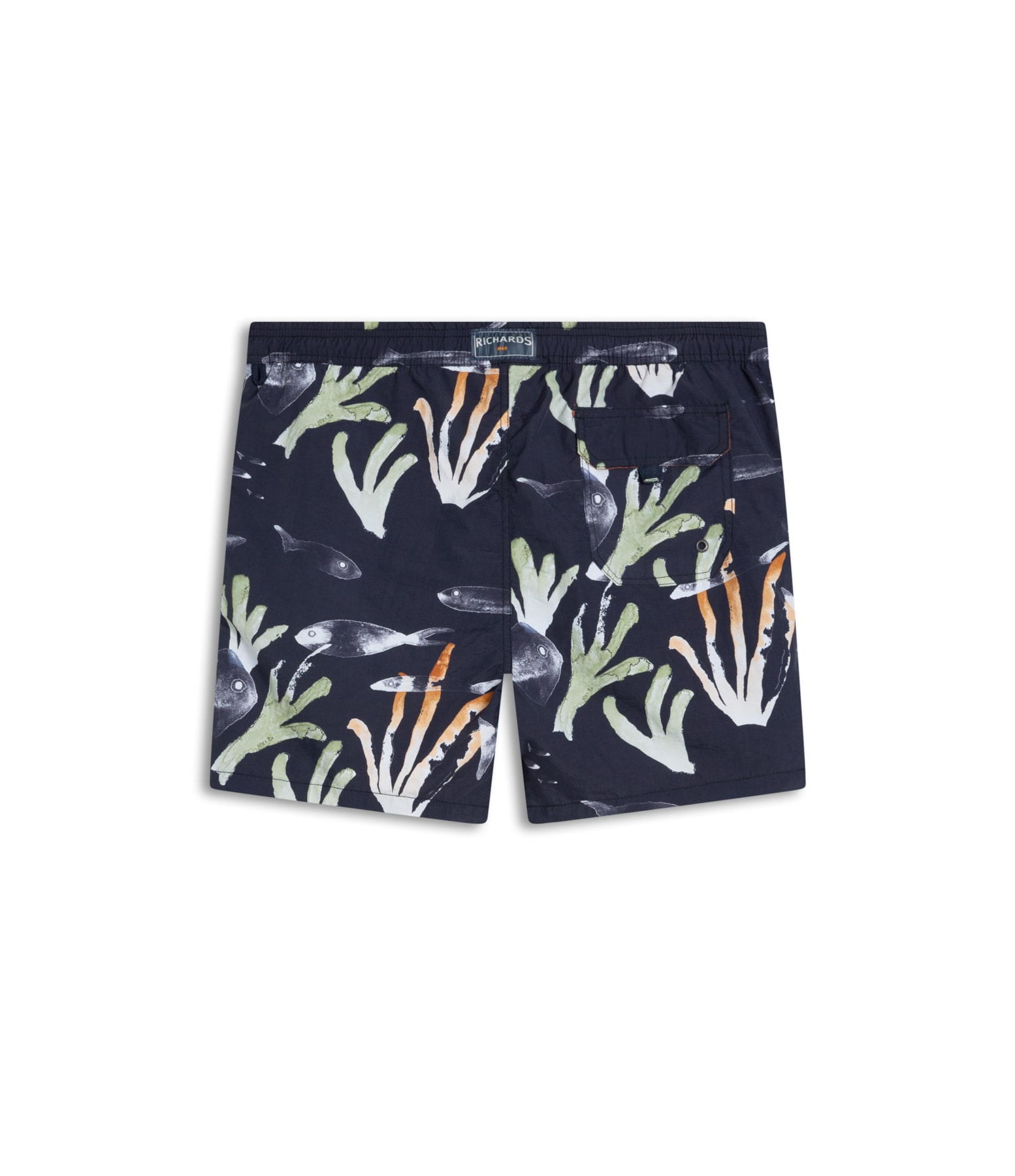 Beach Short Aquafish  Regula Preto