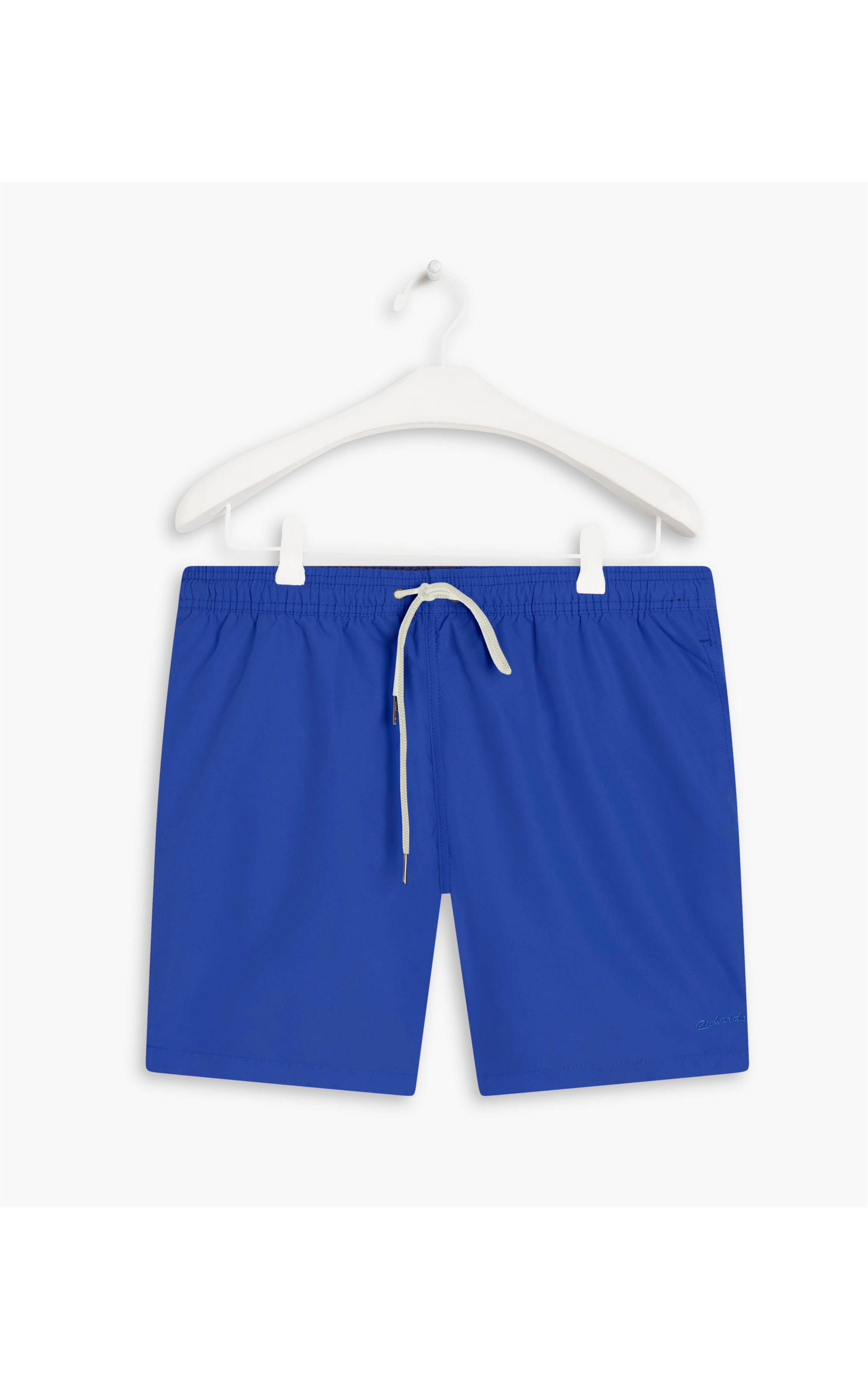 Beach Short Basic Regular Solid Azul Bic