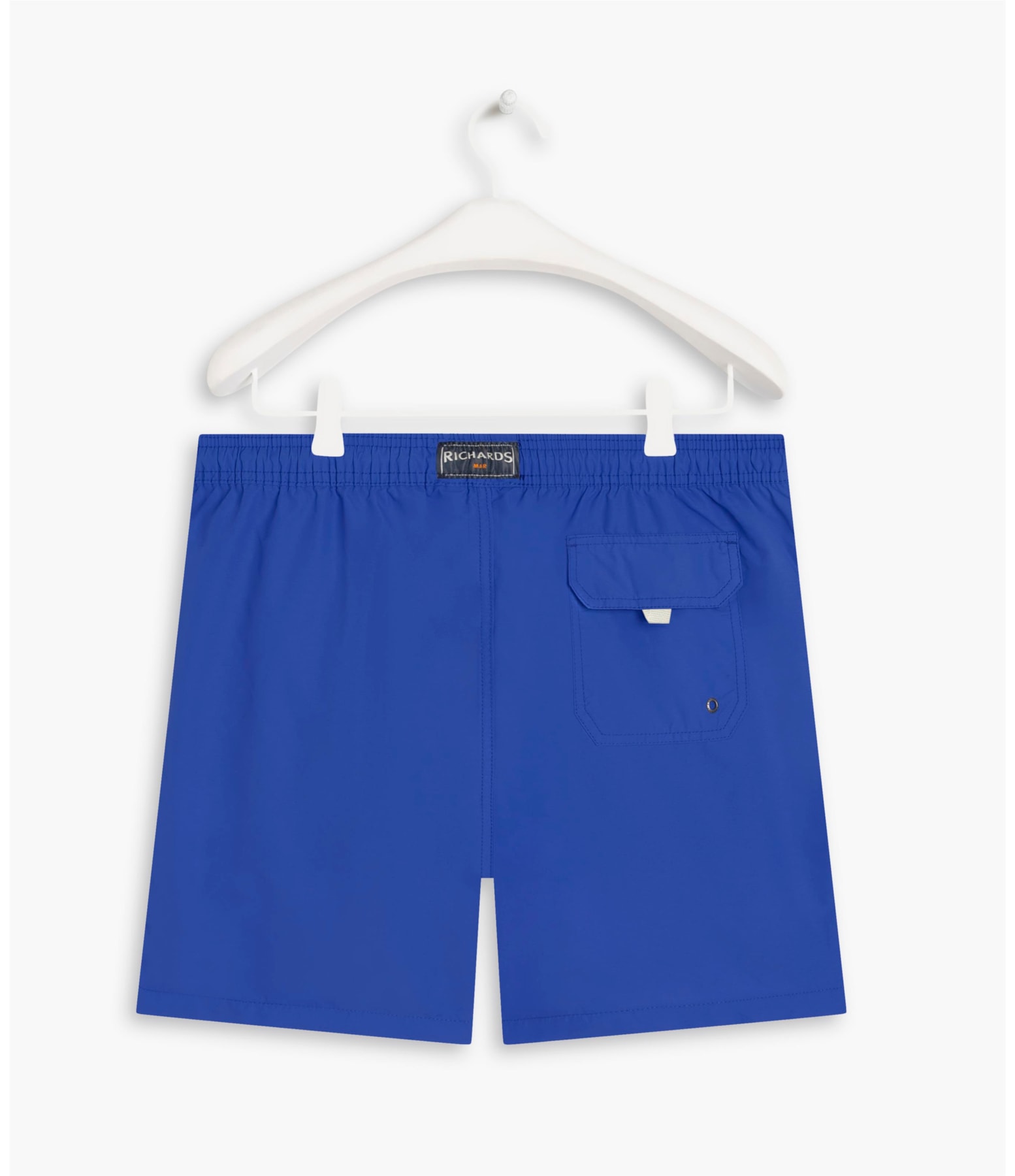 Beach Short Basic Regular Solid Azul Bic