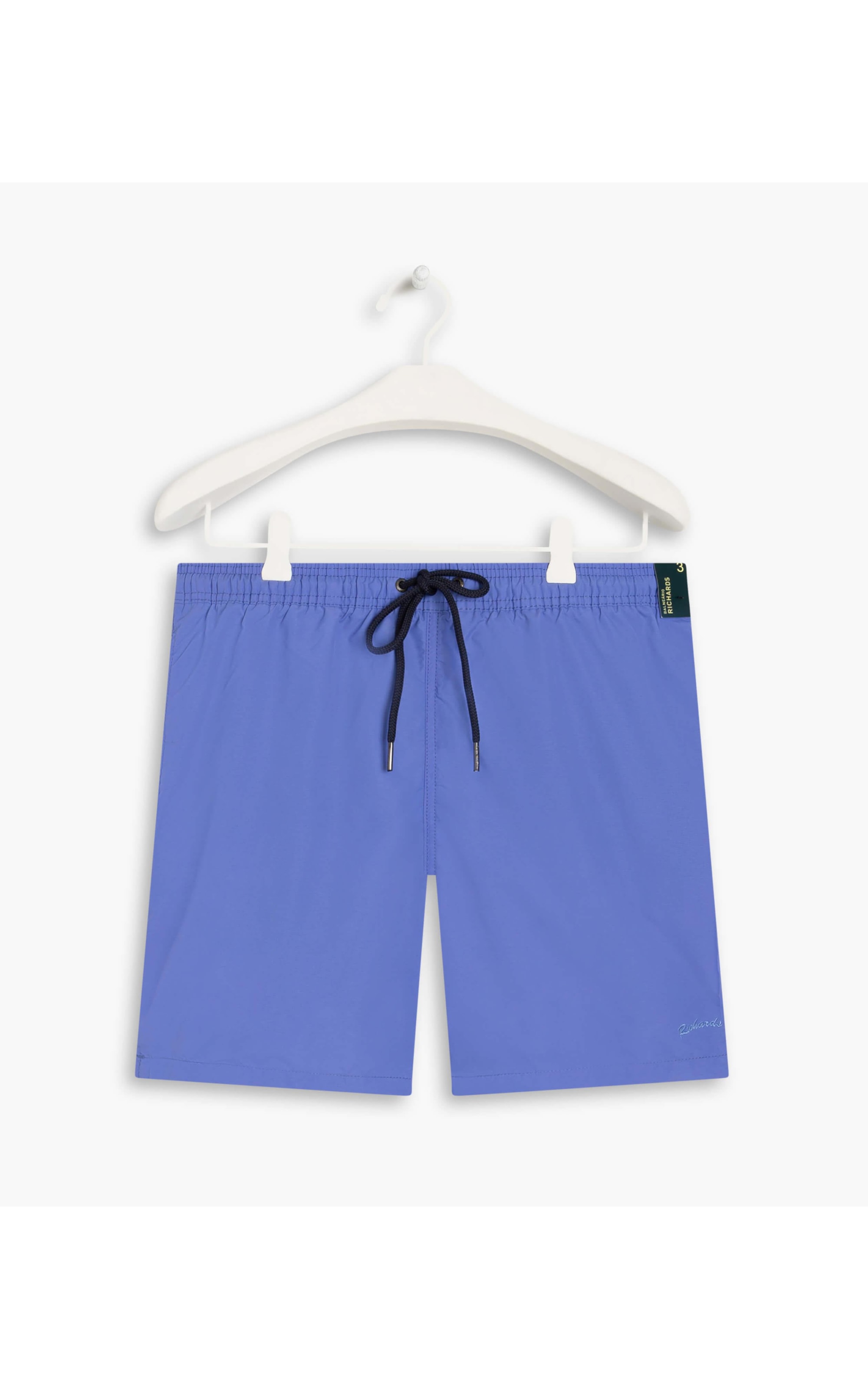 Beach Short Basic Regular Solid Azul Bic