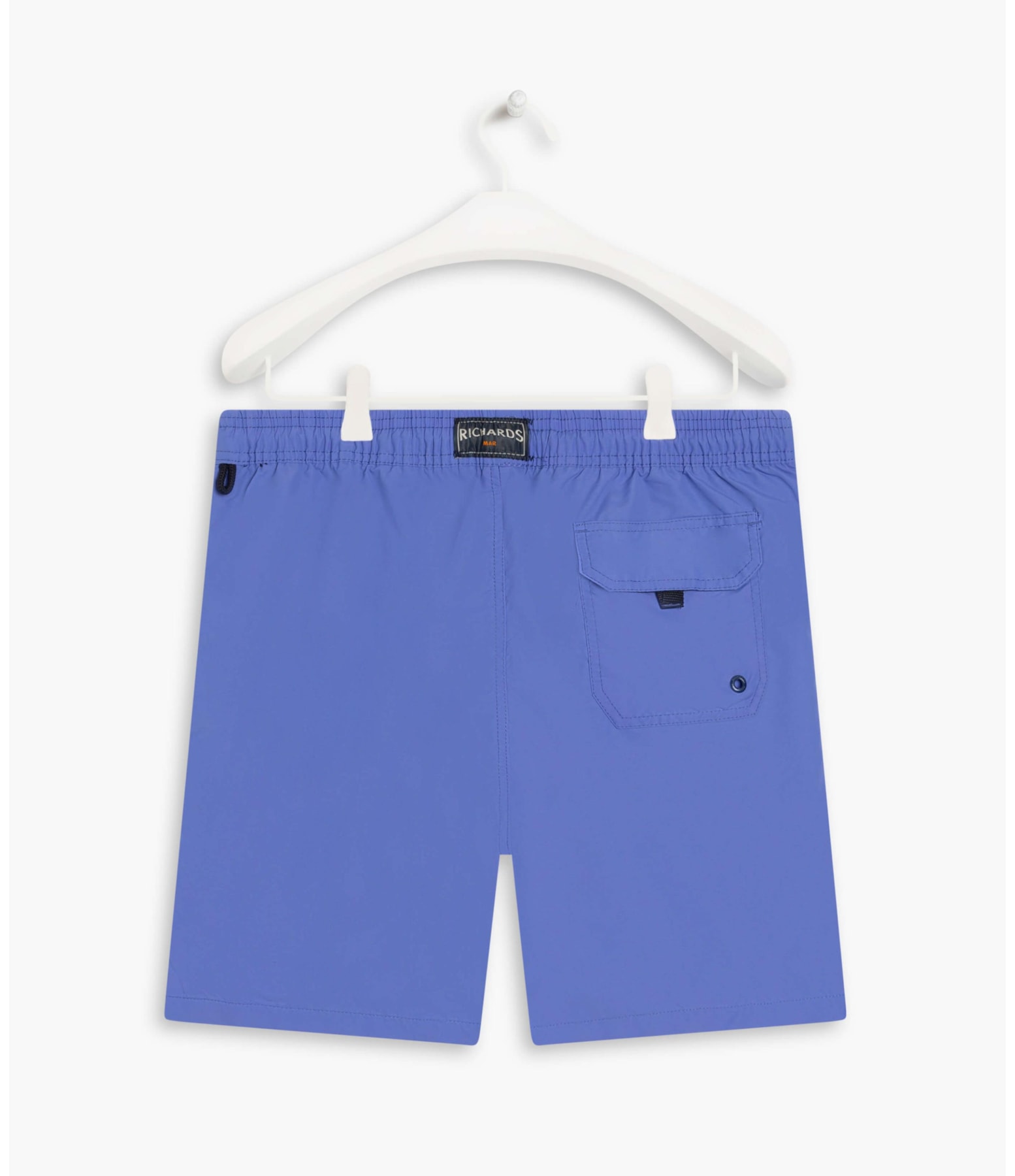 Beach Short Basic Regular Solid Azul Bic