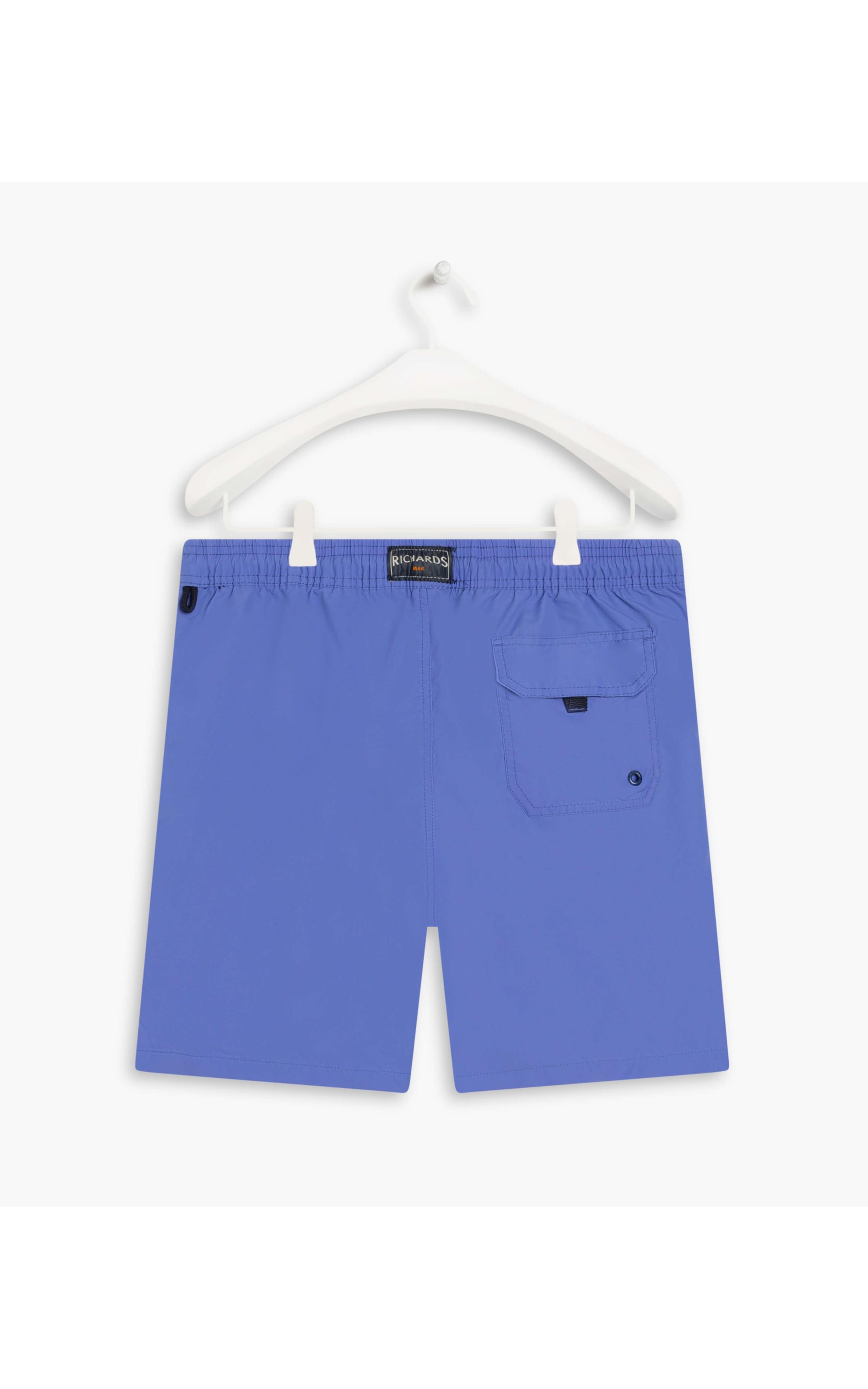 Beach Short Basic Regular Solid Azul Bic