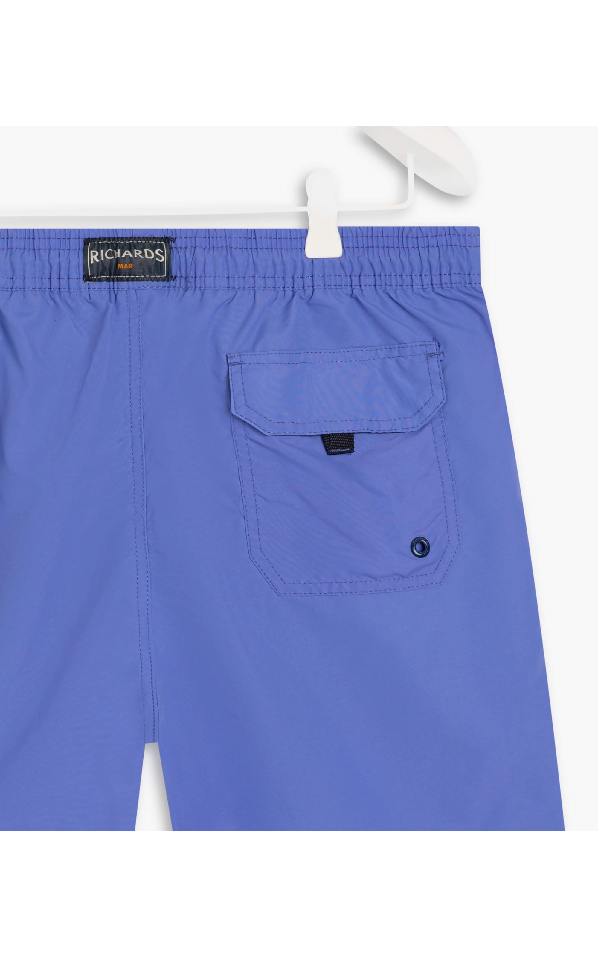 Beach Short Basic Regular Solid Azul Bic