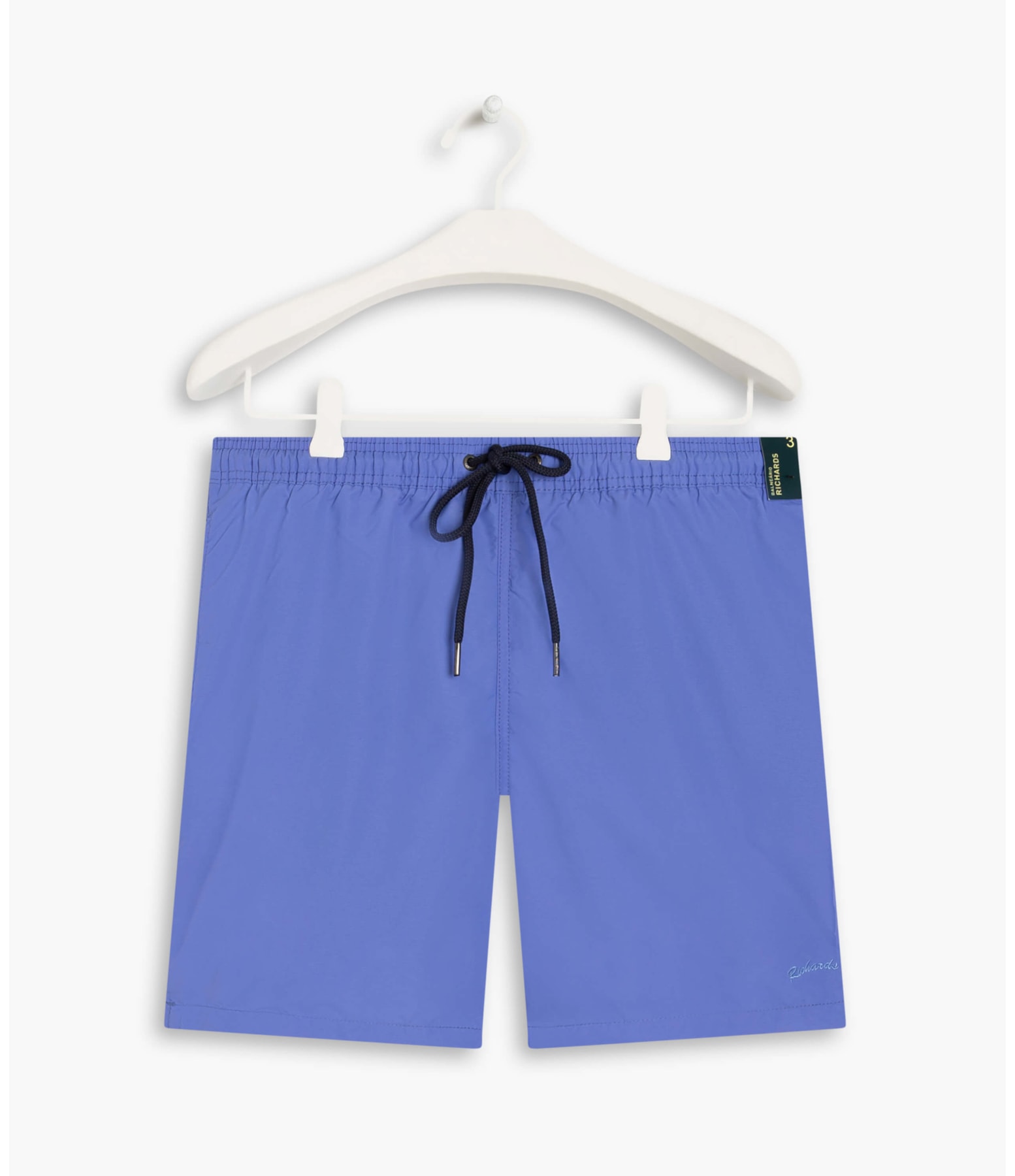 Beach Short Basic Regular Solid Azul Bic