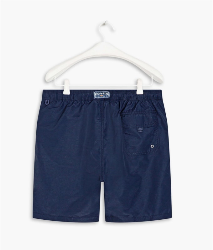 Beach Short Basic Regular Solid Azul Jeans
