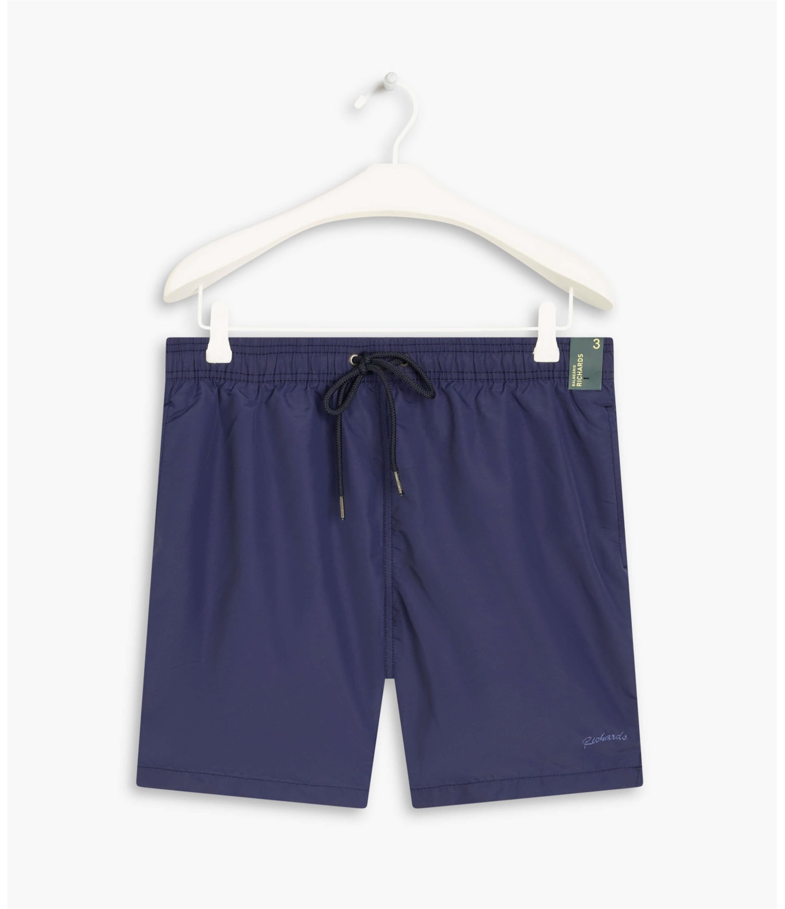 Beach Short Basic Regular Solid Azul Jeans