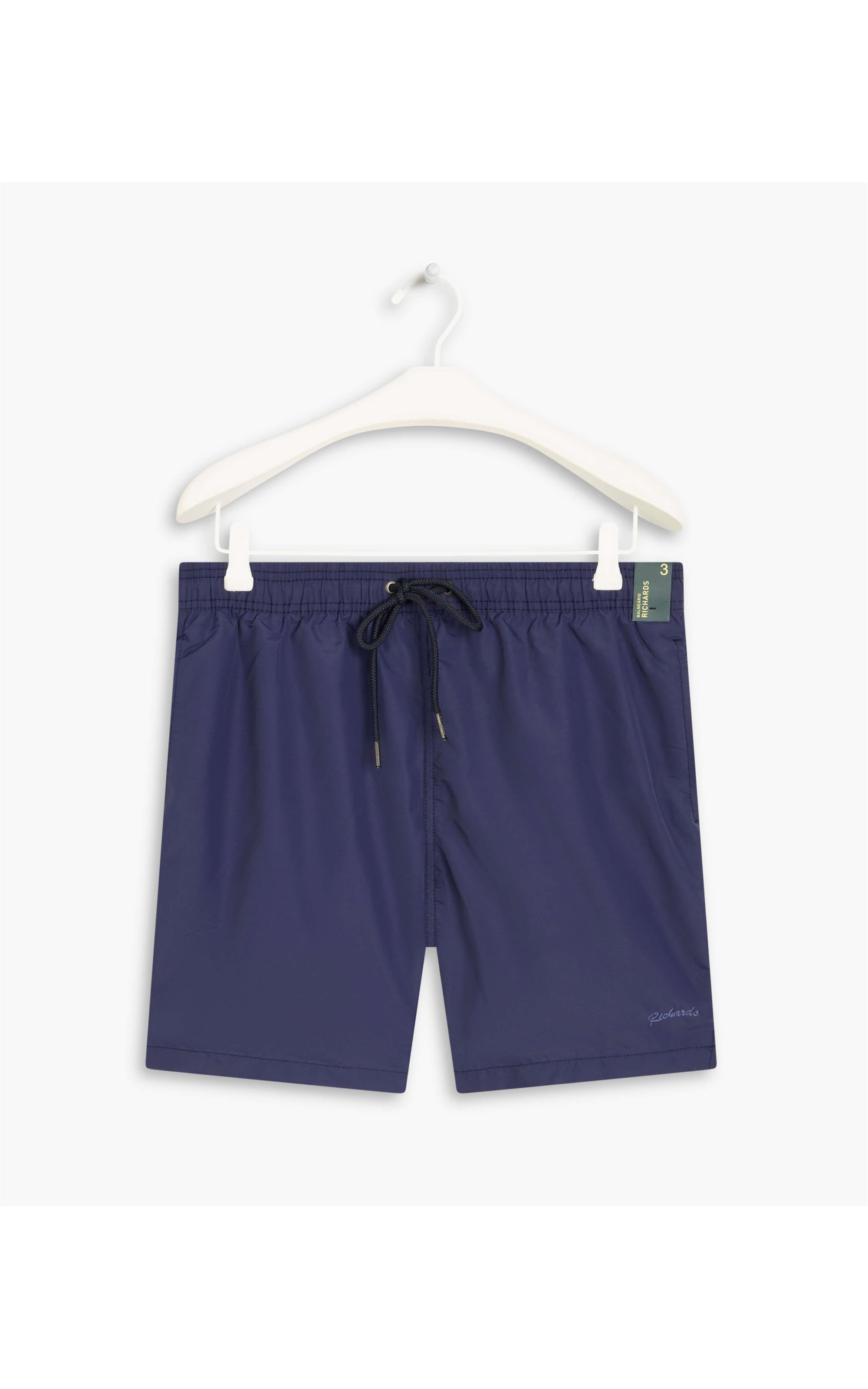 Beach Short Basic Regular Solid Azul Jeans