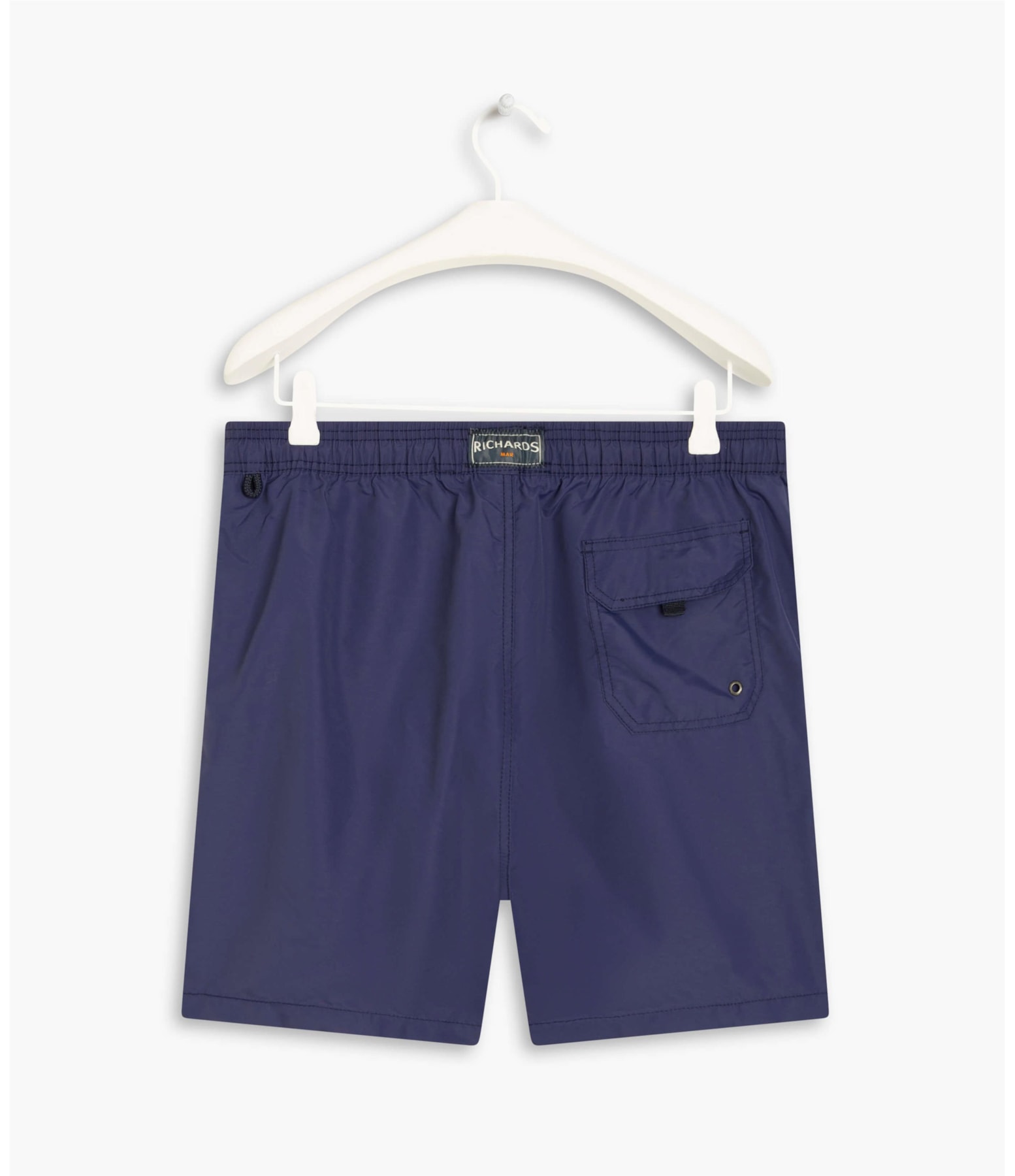 Beach Short Basic Regular Solid Azul Jeans