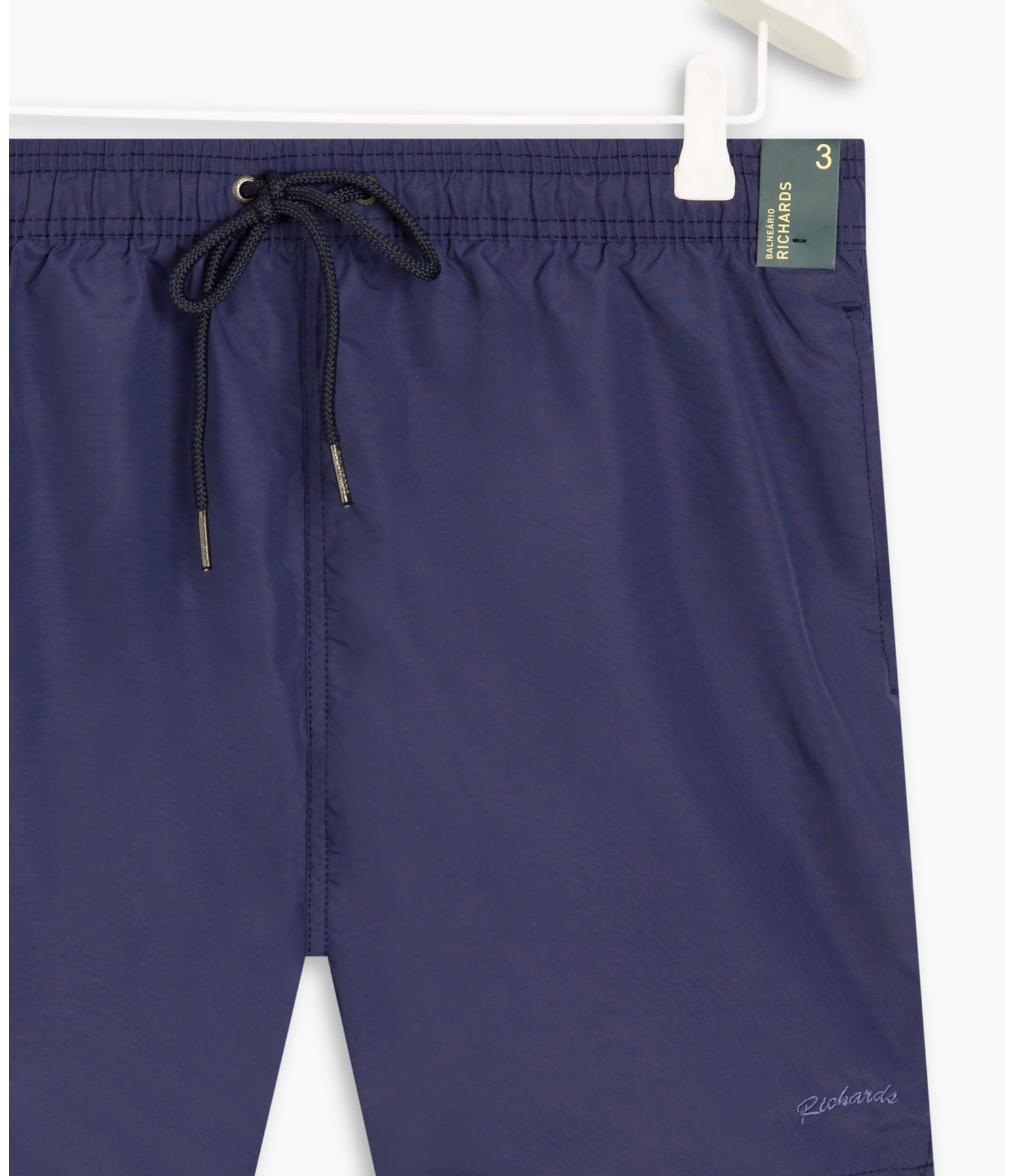 Beach Short Basic Regular Solid Azul Jeans