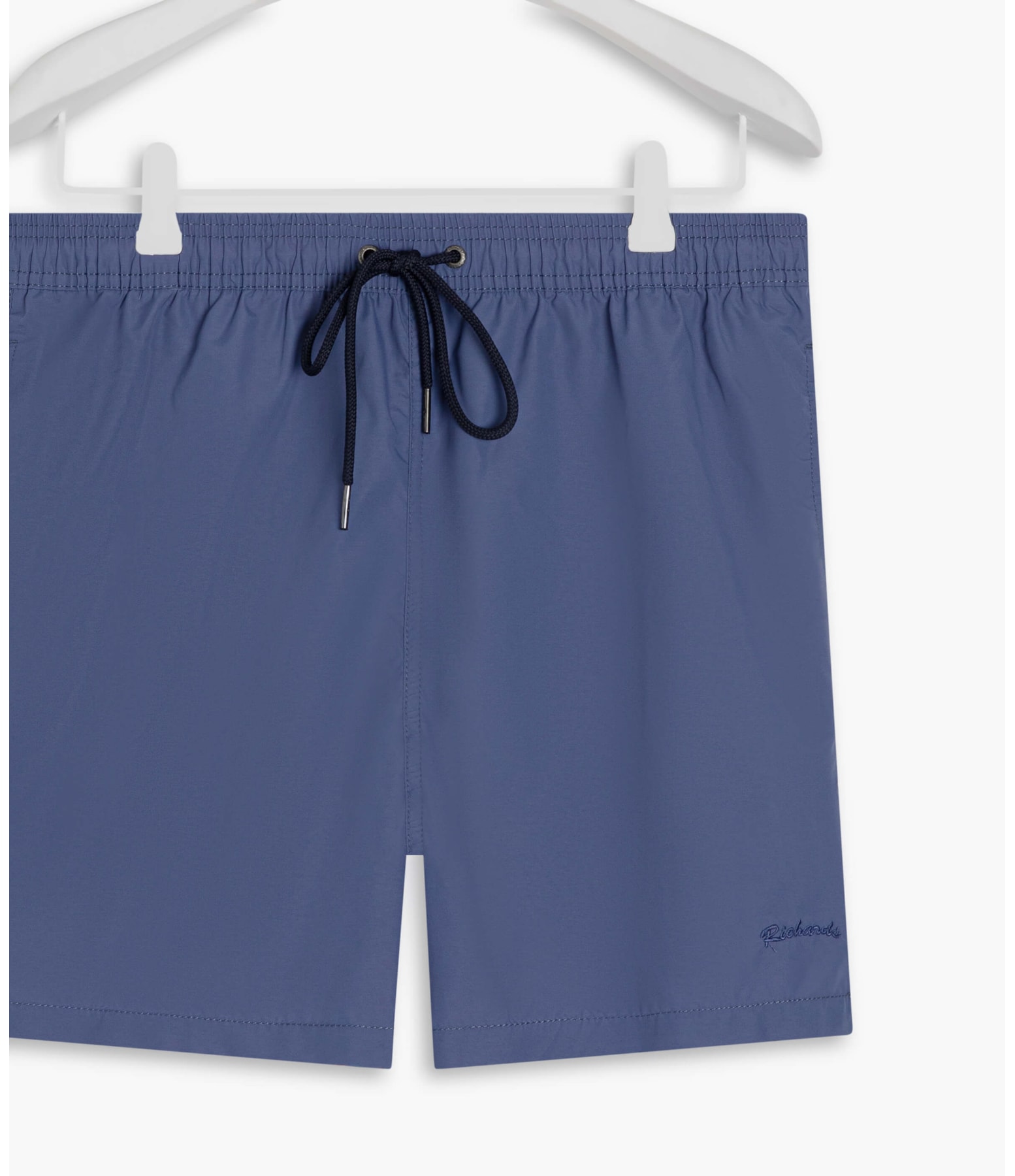 Beach Short Basic Regular Solid Azul Pervante