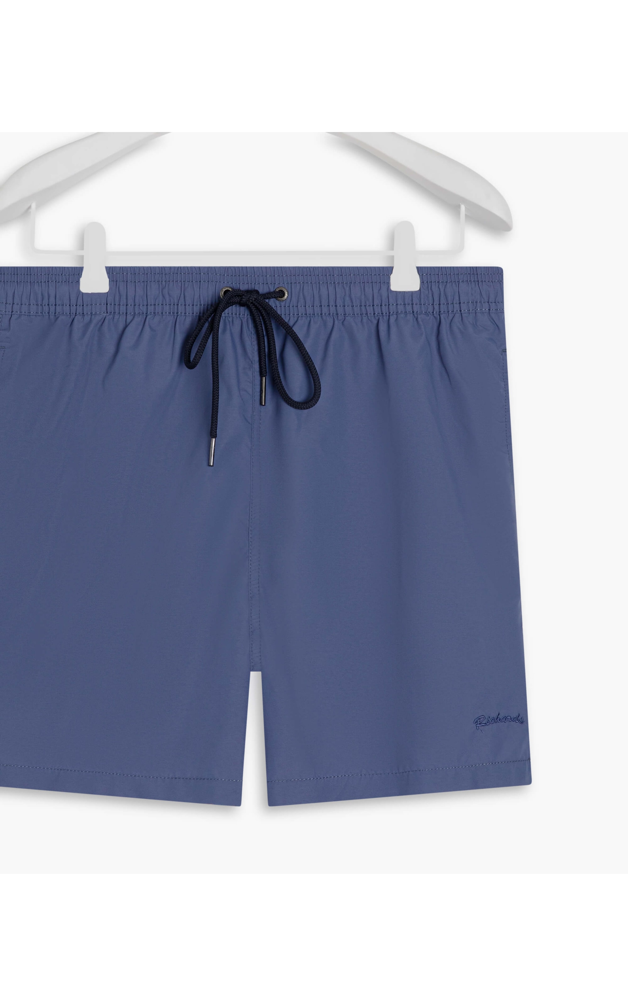 Beach Short Basic Regular Solid Azul Pervante