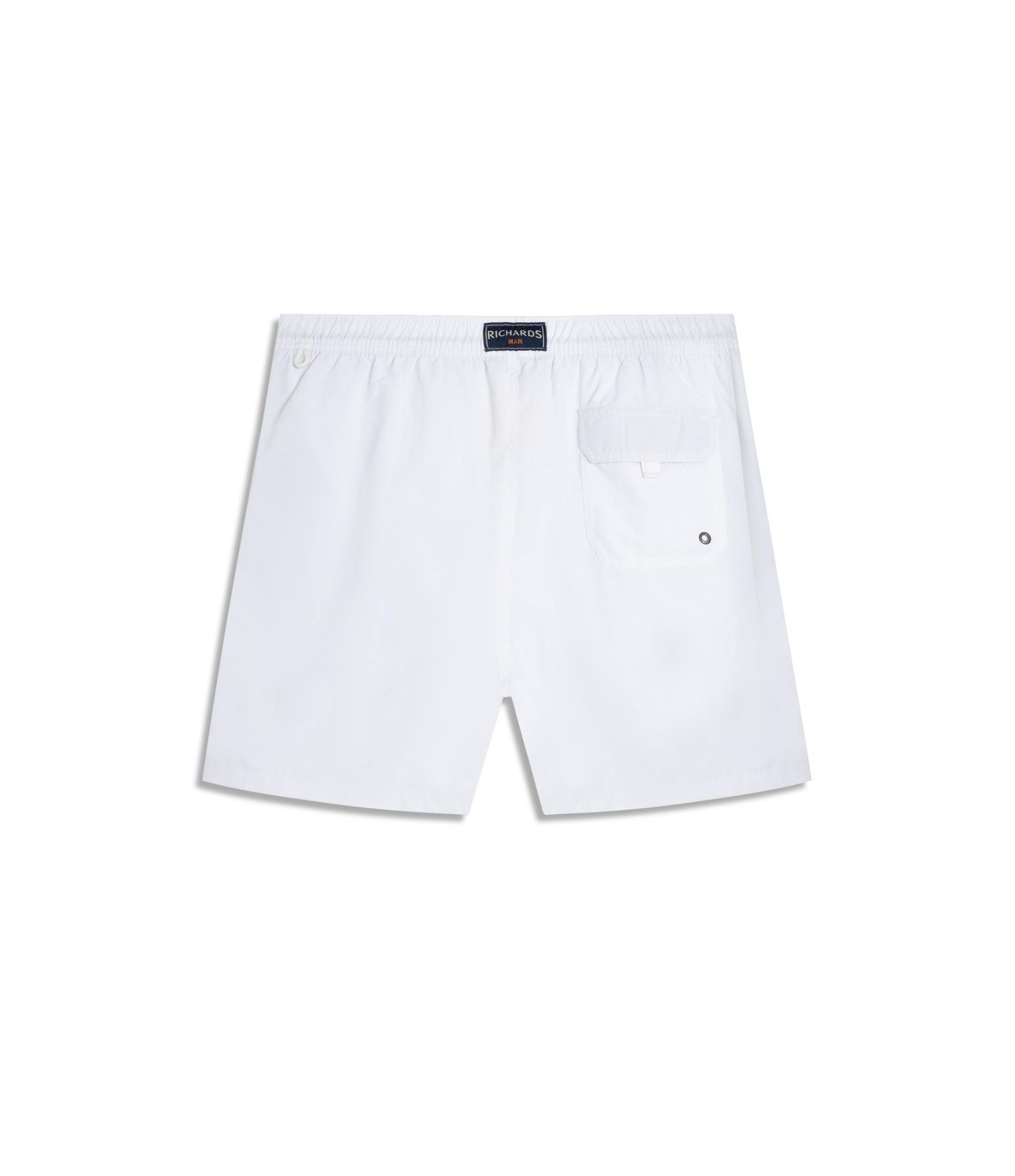 Beach Short Basic Regular Solid Branco