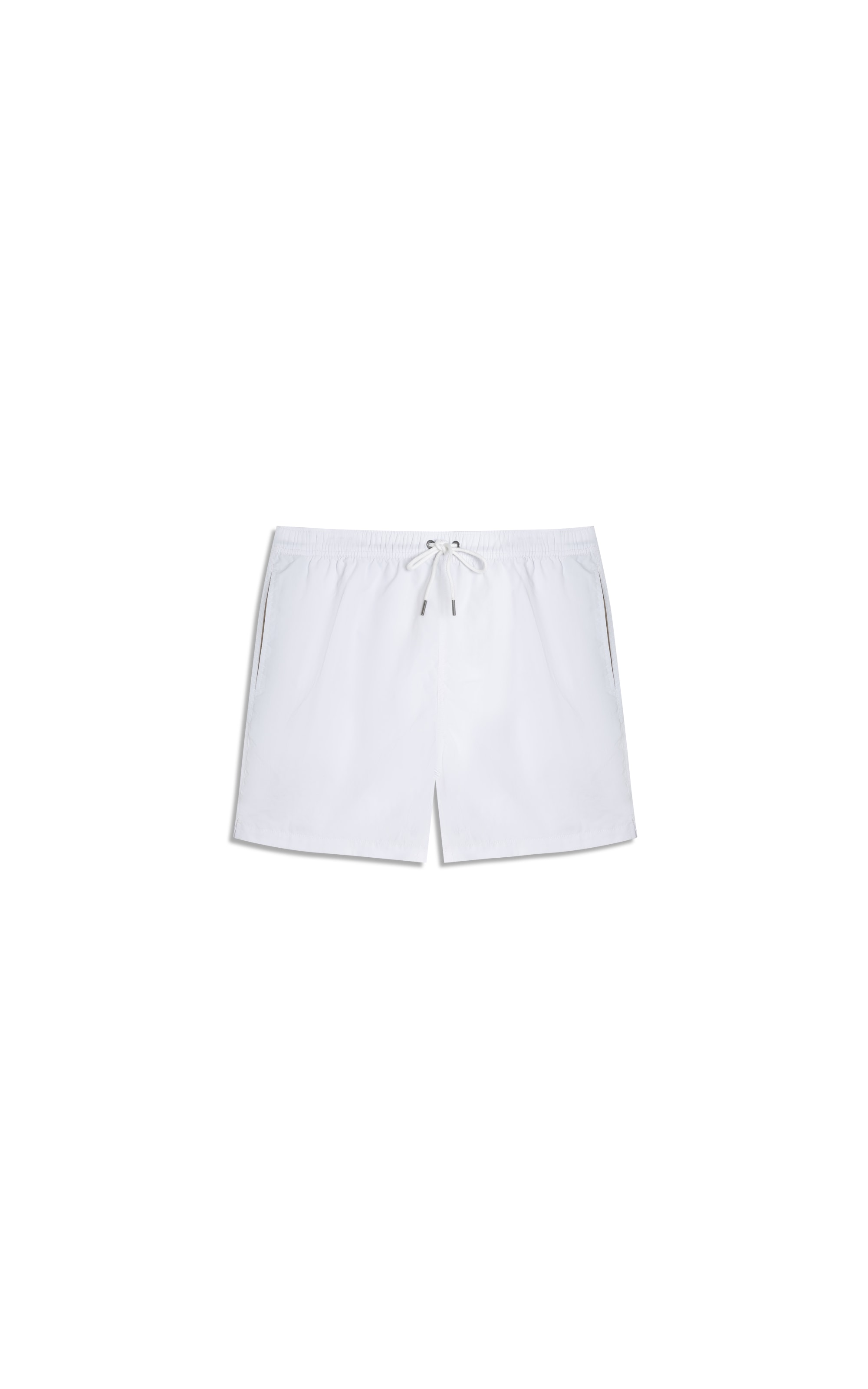 Beach Short Basic Regular Solid Branco