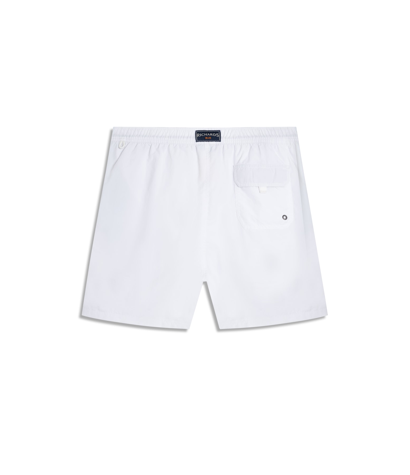 Beach Short Basic Regular Solid Branco