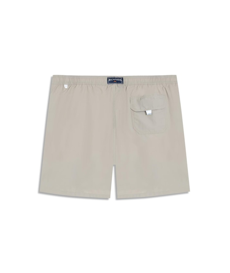 Beach Short Basic Regular Solid Caqui