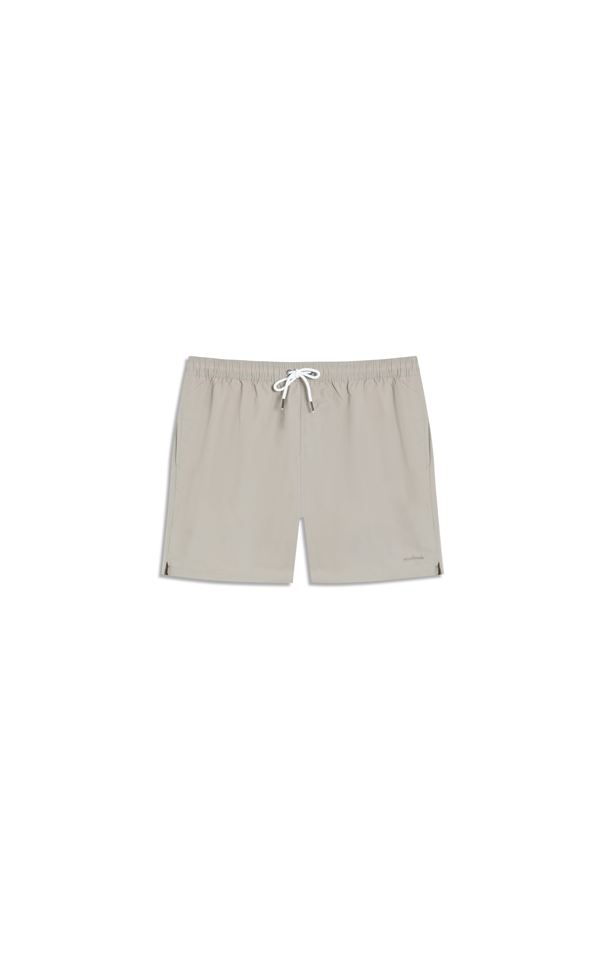 Beach Short Basic Regular Solid Caqui