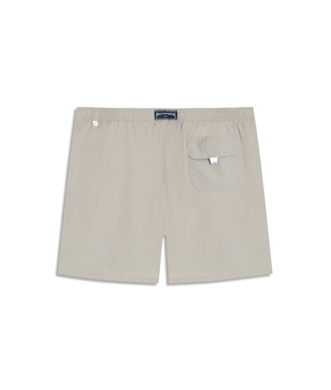 Beach Short Basic Regular Solid Caqui