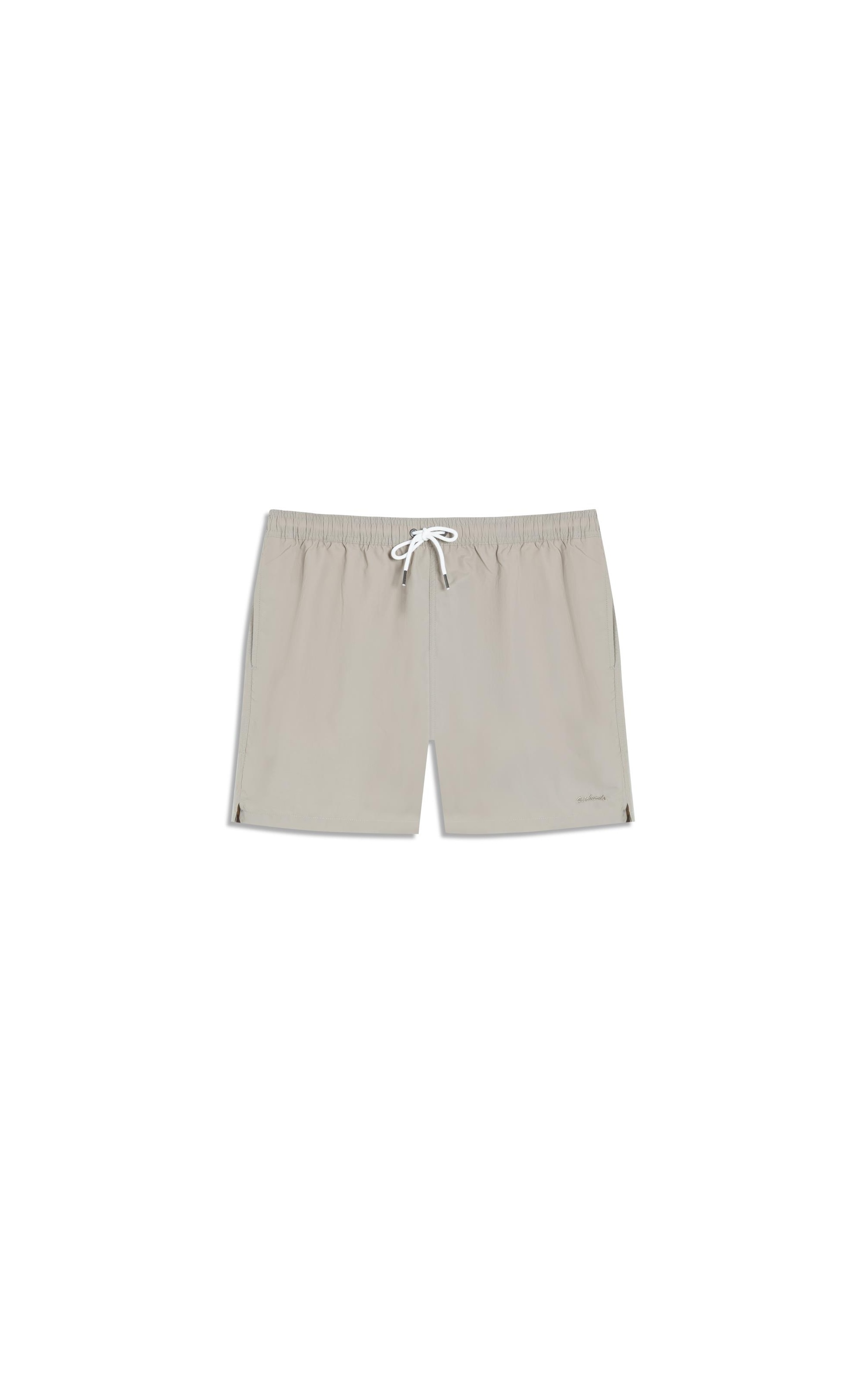 Beach Short Basic Regular Solid Caqui